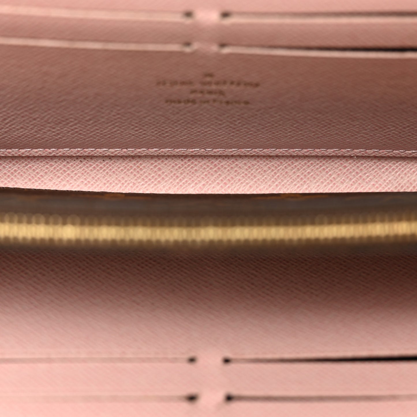 LOUIS VUITTON Monogram Clemence Wallet Rose Ballerine