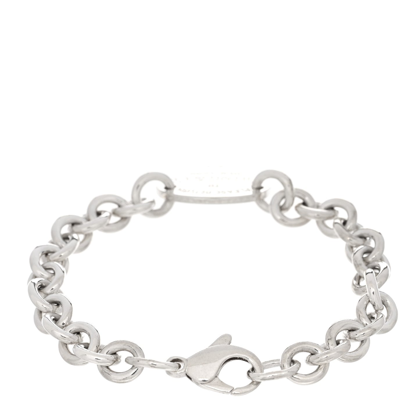 Sterling Silver Return to Tiffany Oval Tag Bracelet