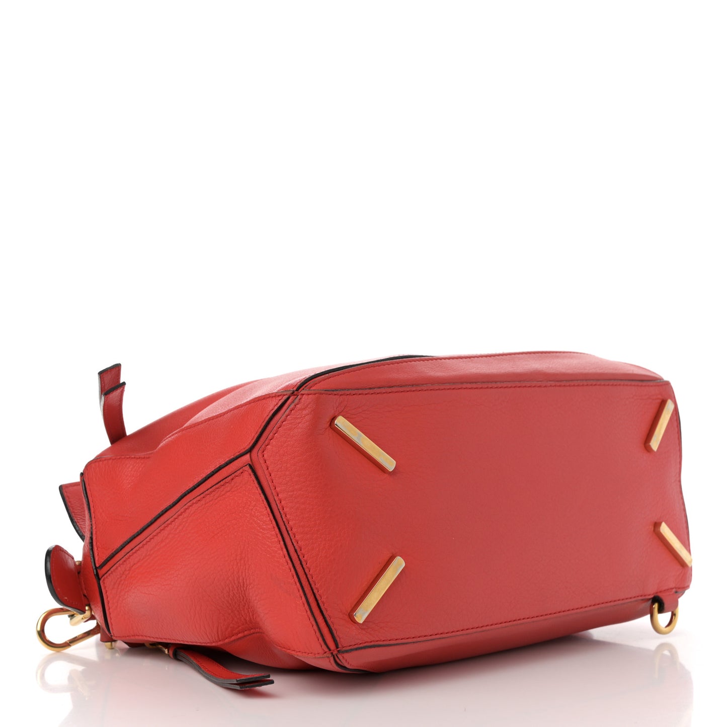Calfskin Medium Puzzle Bag Scarlet