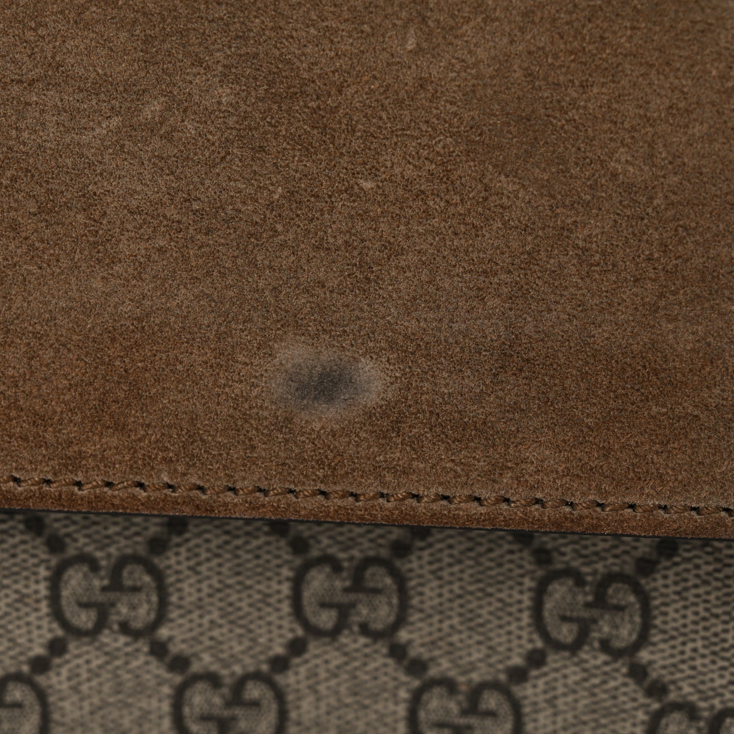 GG Supreme Monogram Medium Dionysus Shoulder Bag Taupe