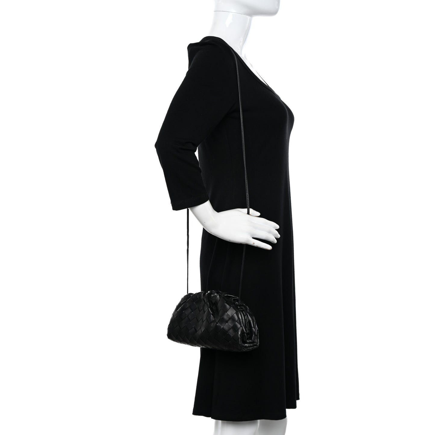 Nappa Intrecciato The Mini Pouch Black