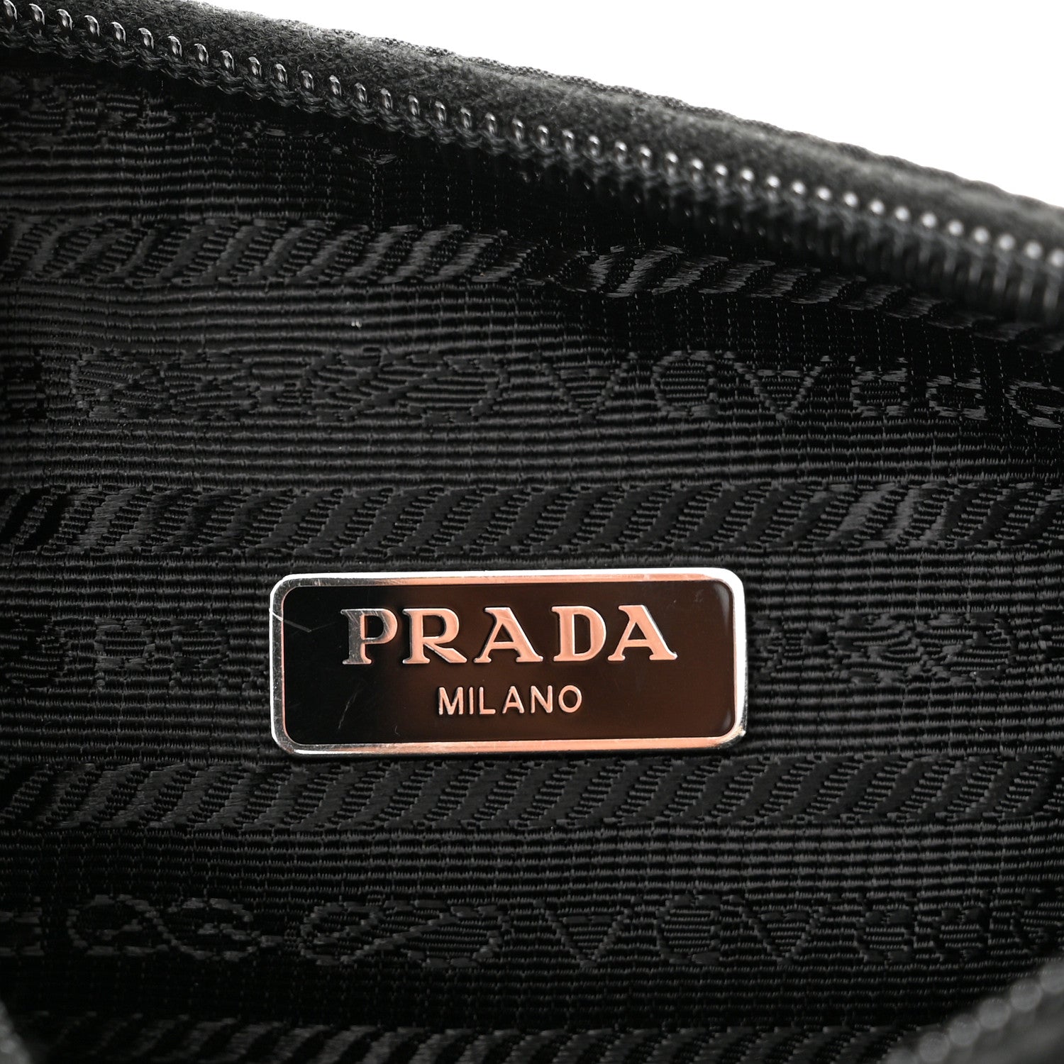 Prada Tessuto Nylon Mini Re-Edition 2000 Bag Black 6 of 9