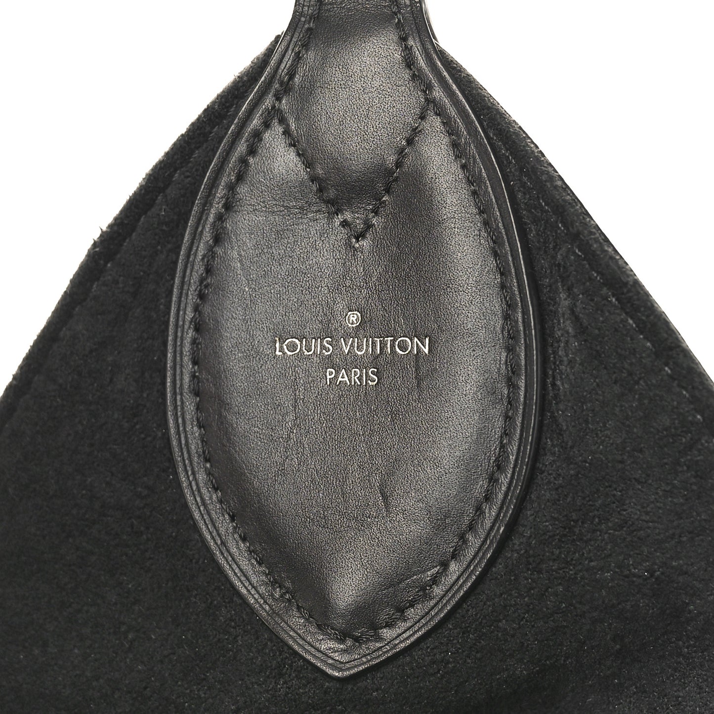 Monogram Flower Hobo Black