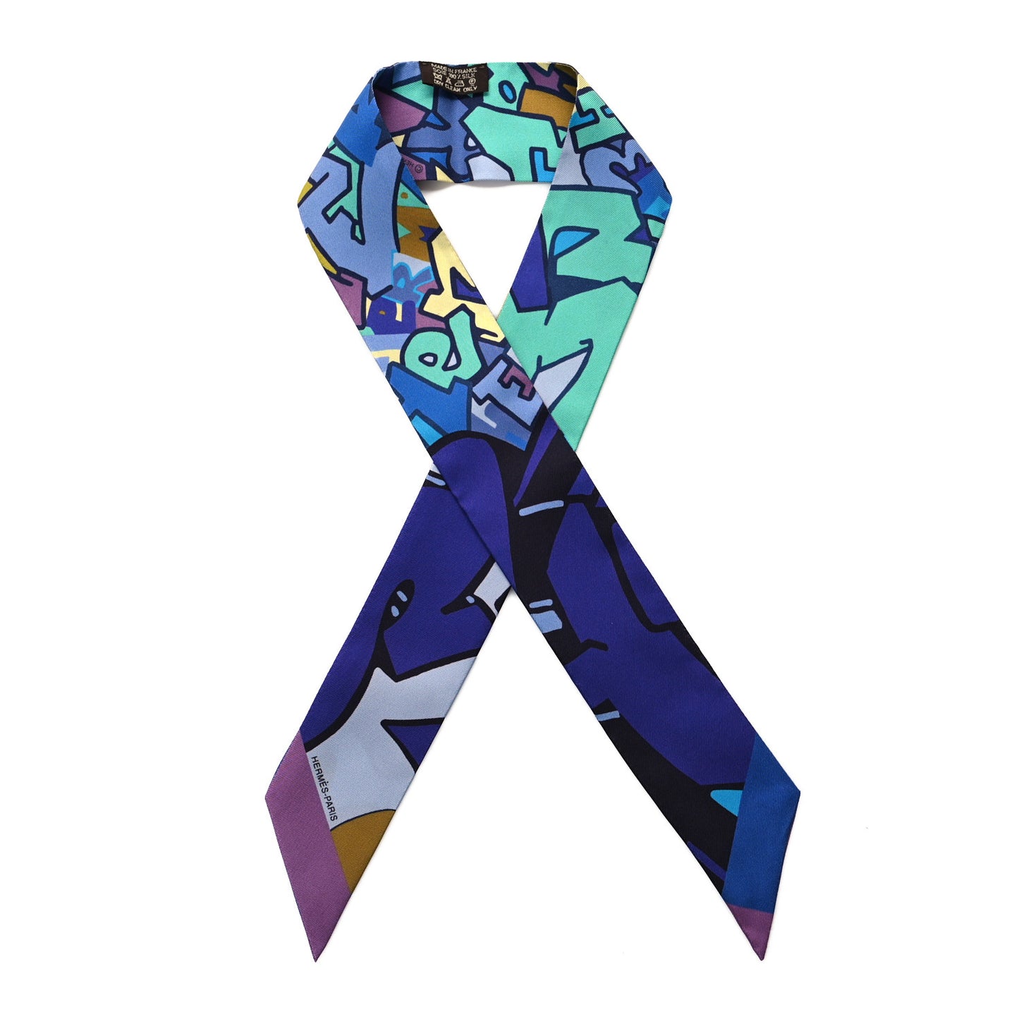 Silk Graff Twilly Boise De Rose Bleu