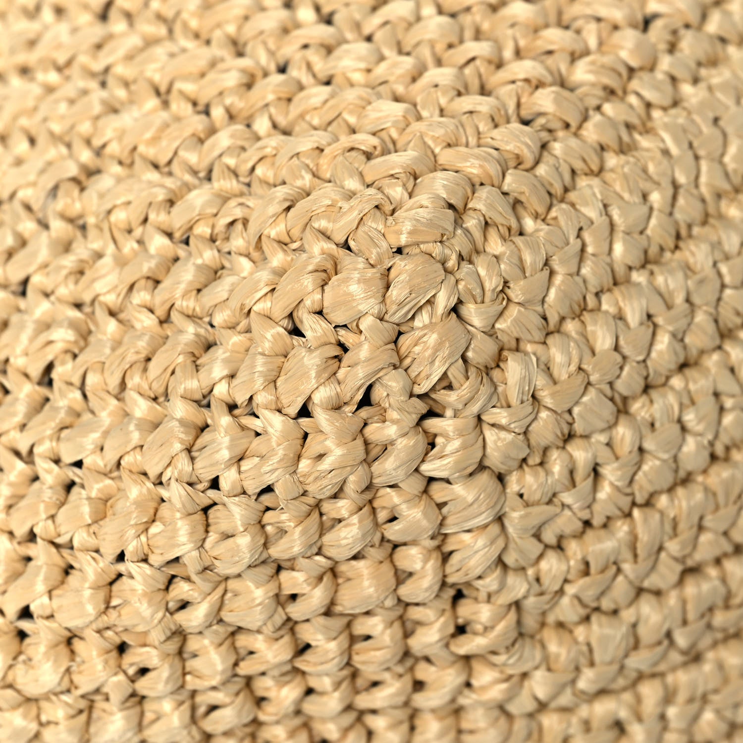 Prada Yarn Raffia Effect Crochet Embroidered Logo Tote Naturale 10 of 11