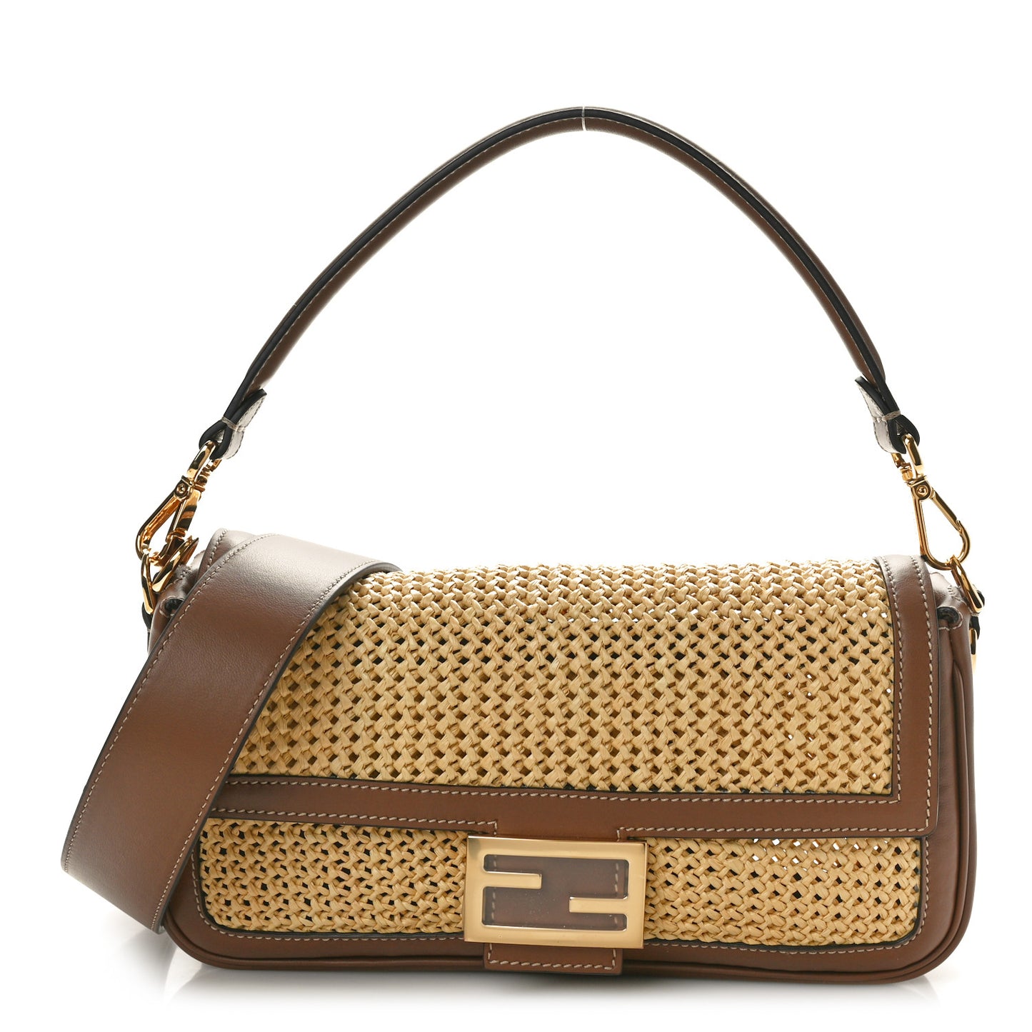 Macrame Crochet Baguette Natural Gianduia