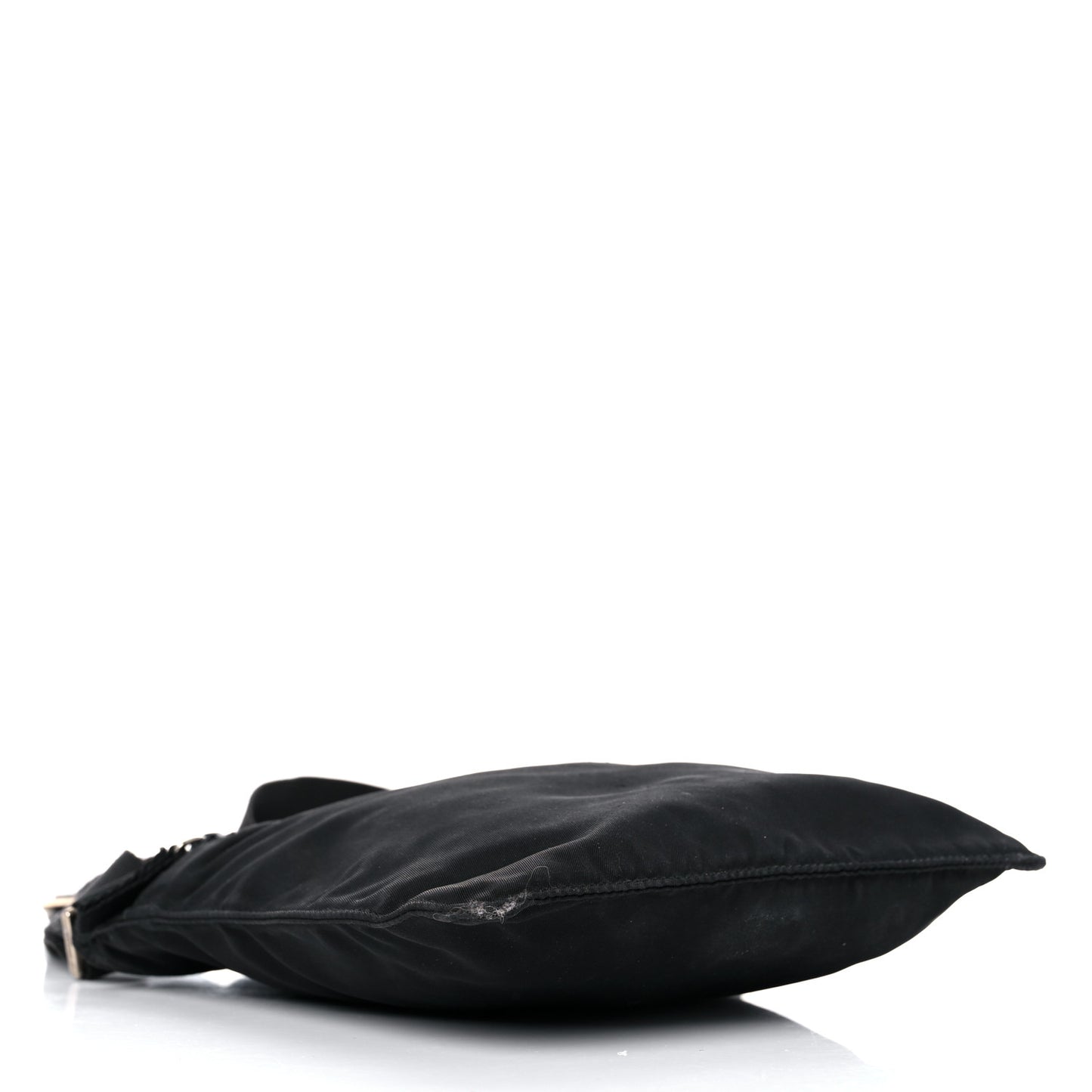 Nylon Vela Flat Messenger Bag Black