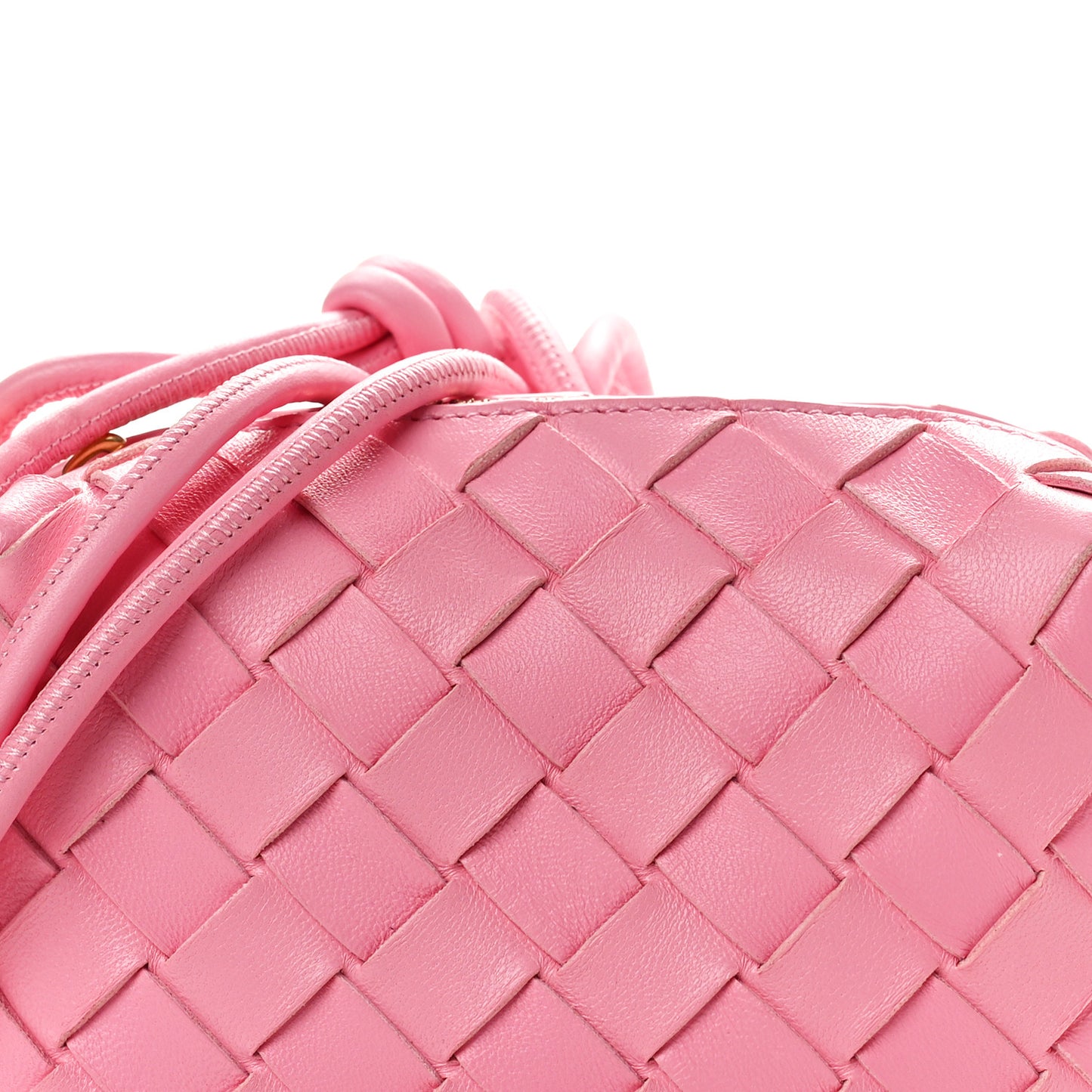 Nappa Intrecciato Mini Loop Camera Bag Ribbon