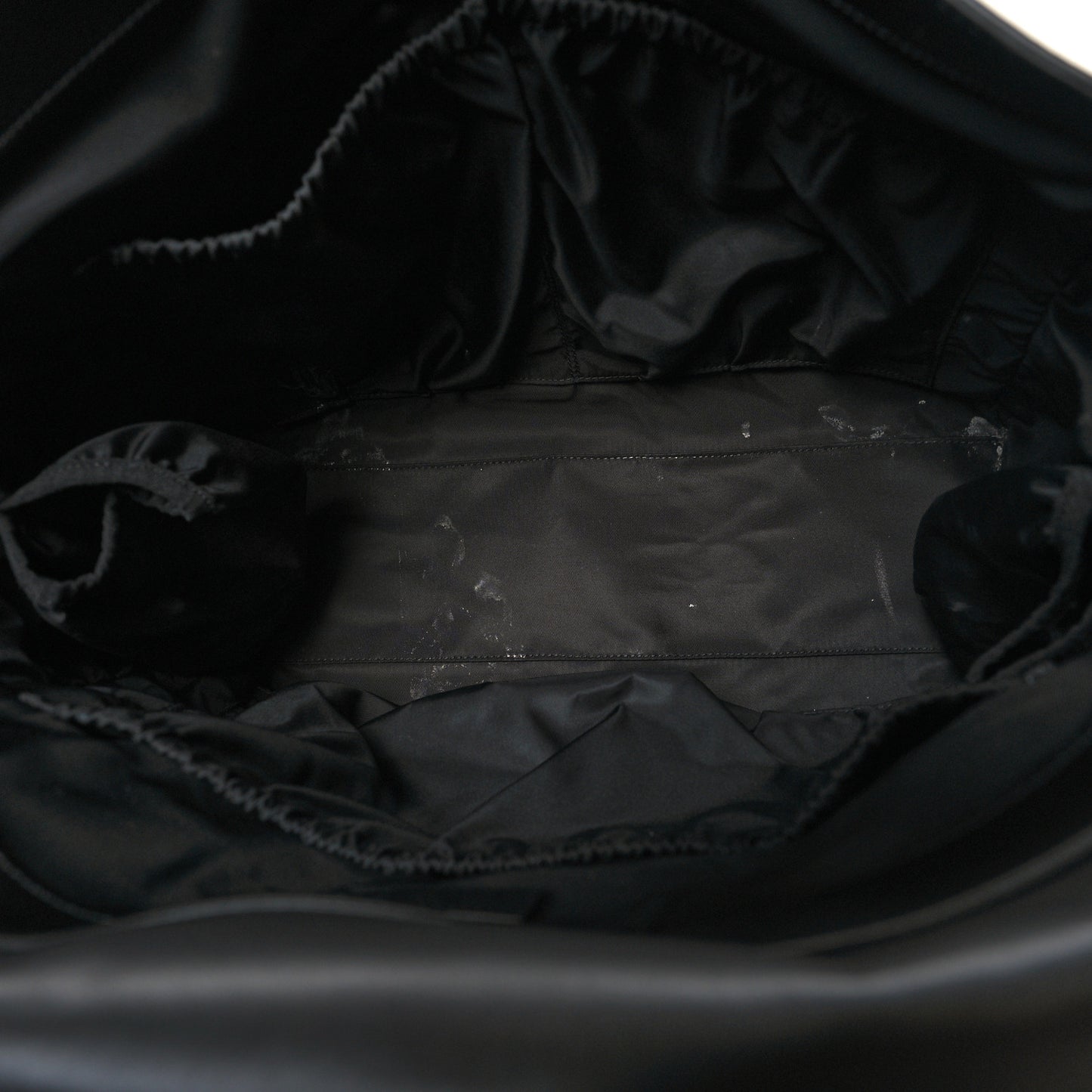 GG Supreme Monogram Web Messenger Diaper Bag Black Grey