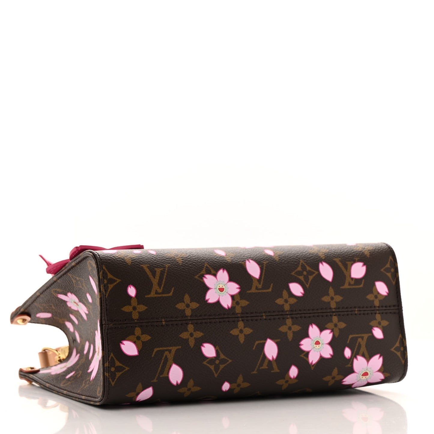 LV X TM Monogram Cherry Blossom Onthego PM Sakura Brown