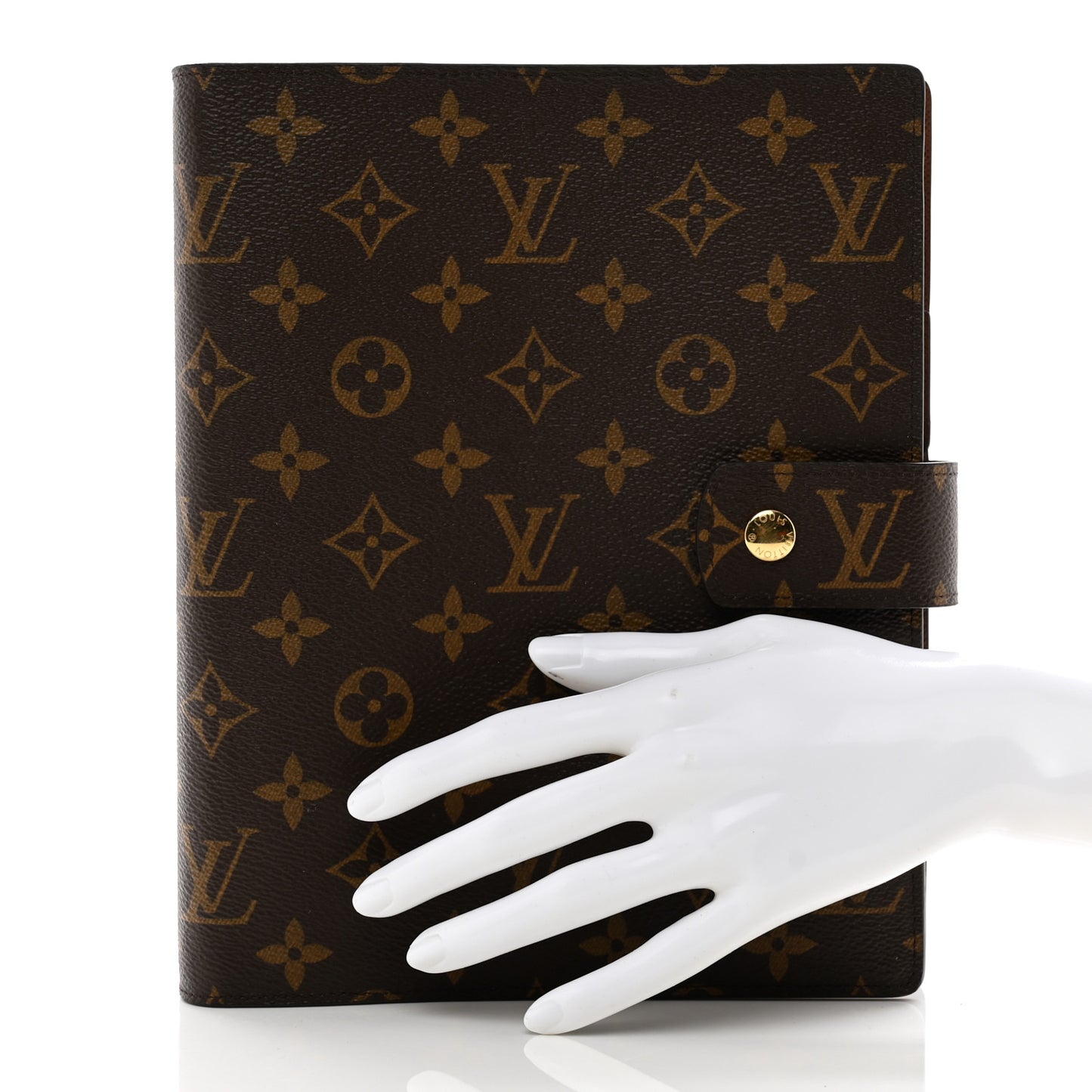 Monogram Large Ring Agenda Cover
