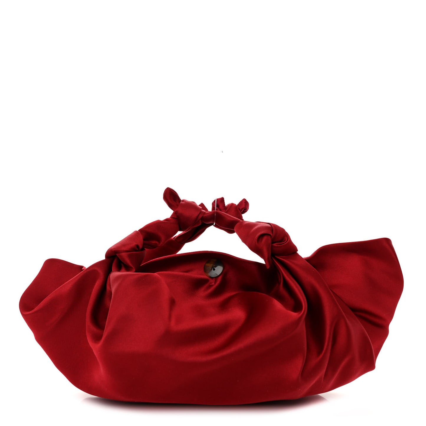 Satin The Ascot Bag Burgundy