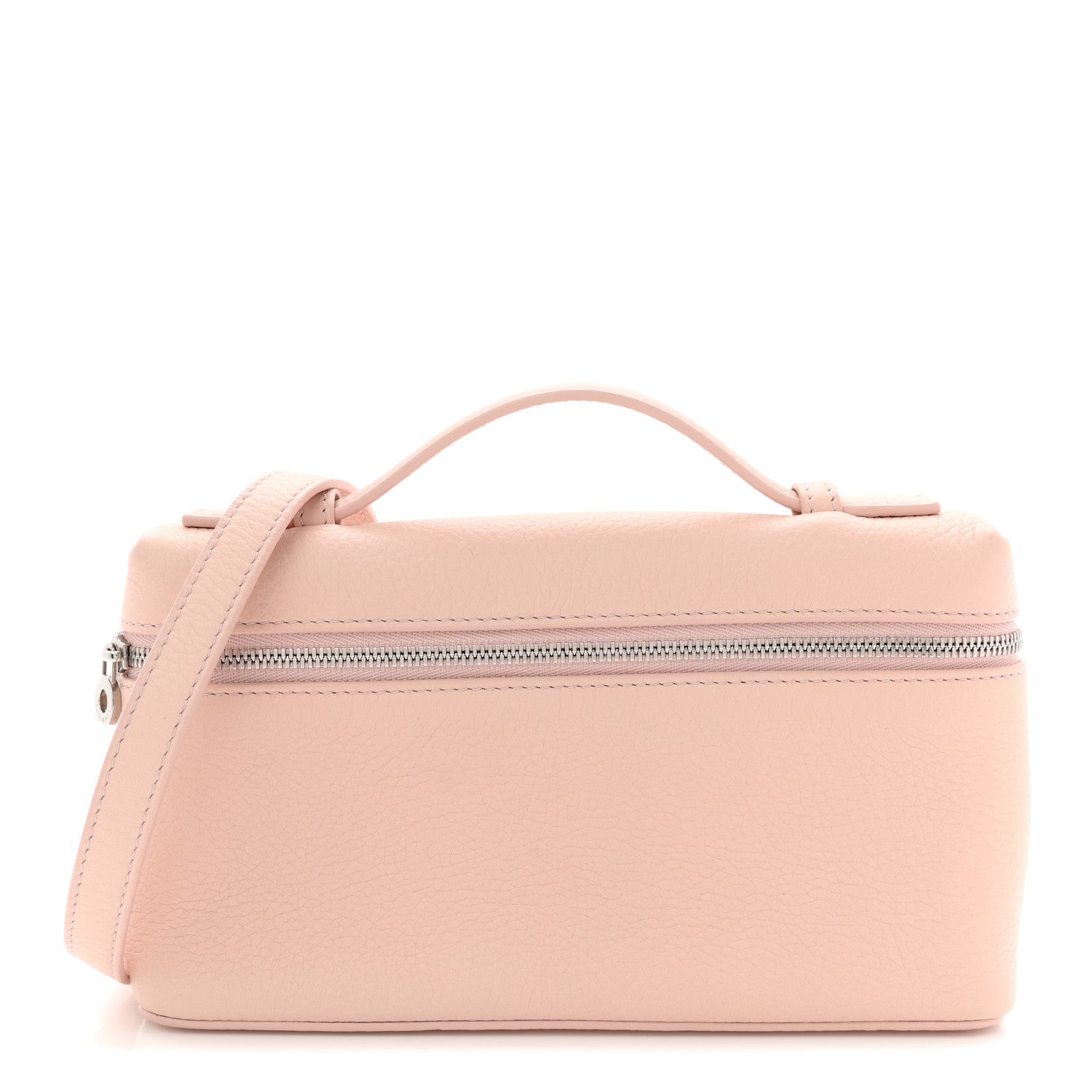 Loro Piana Grained Calfskin L19 Extra Pocket Pouch Candoglia