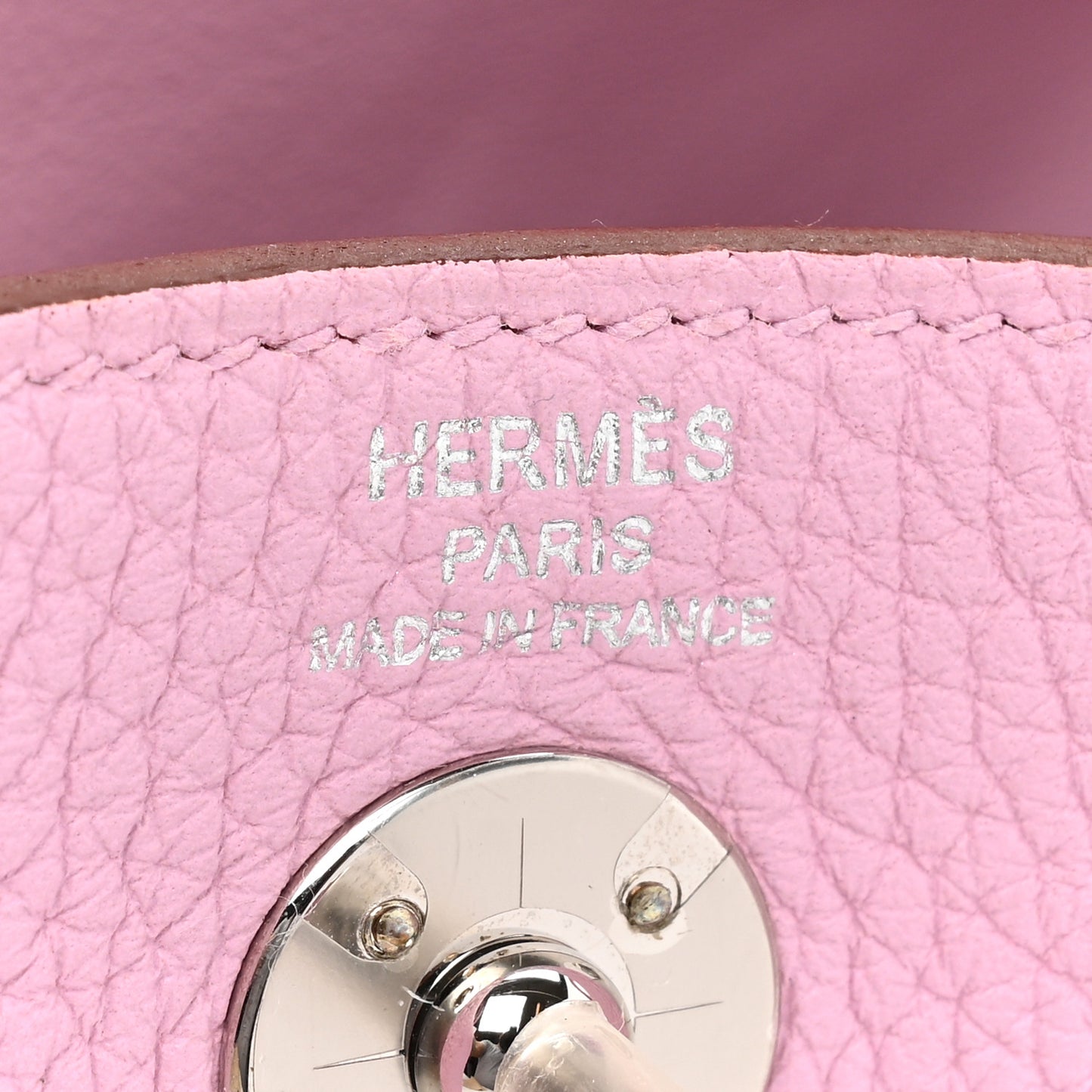 Taurillon Clemence Mini Lindy 20 Mauve Sylvestre
