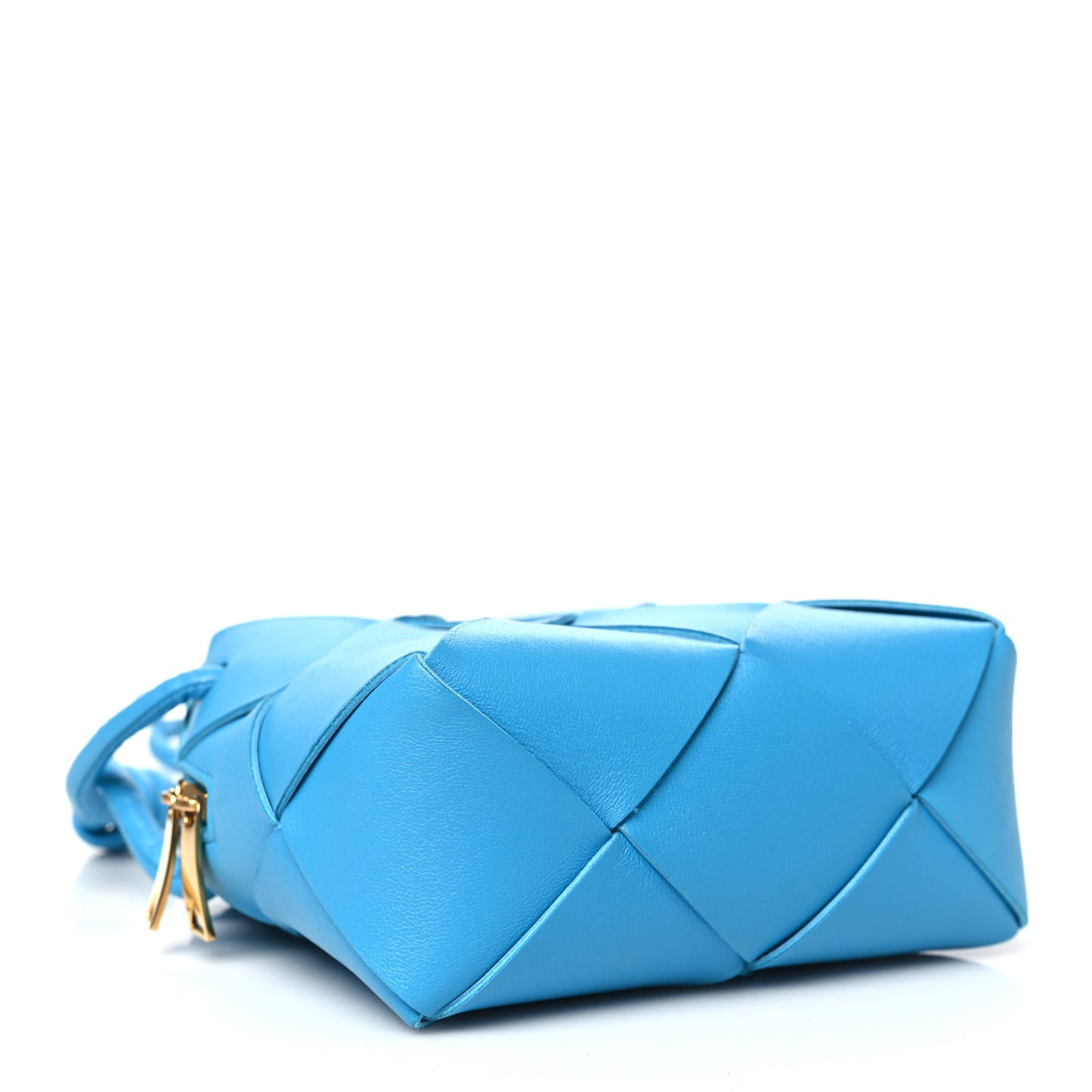 Lambskin Maxi Intrecciato Mini Cassette Camera Bag Pool