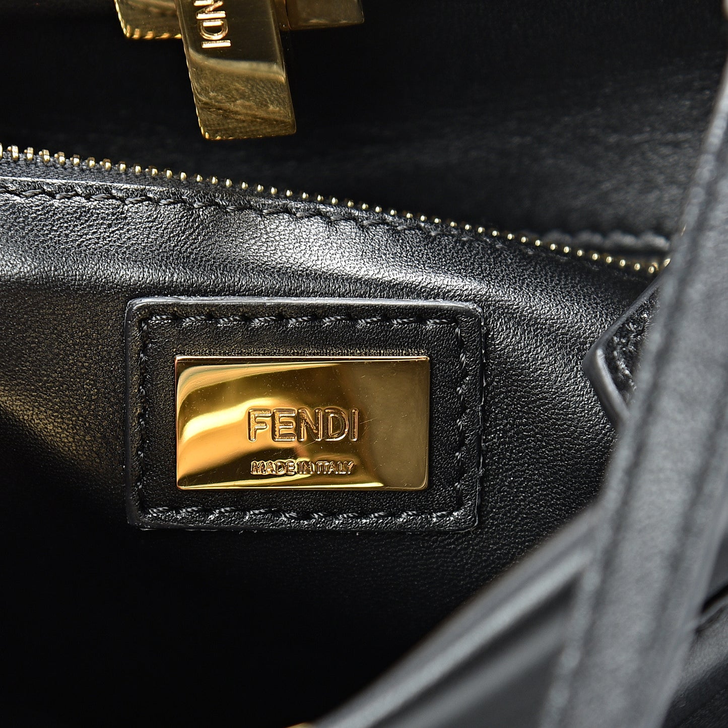 Nappa Mini Peekaboo Iconic Satchel Black