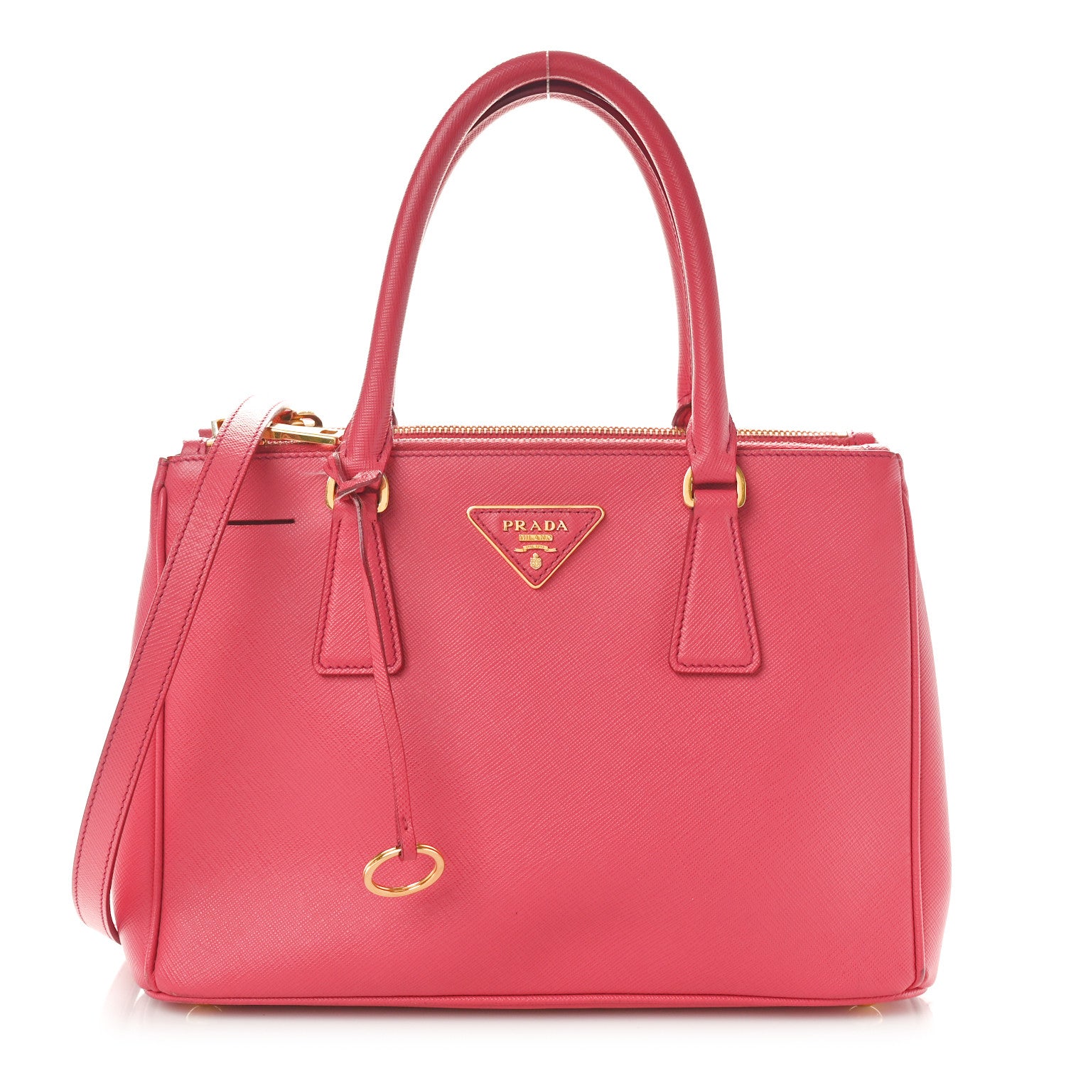 Prada Saffiano Small Galleria Double Zip Tote Tamaris 1 of 13