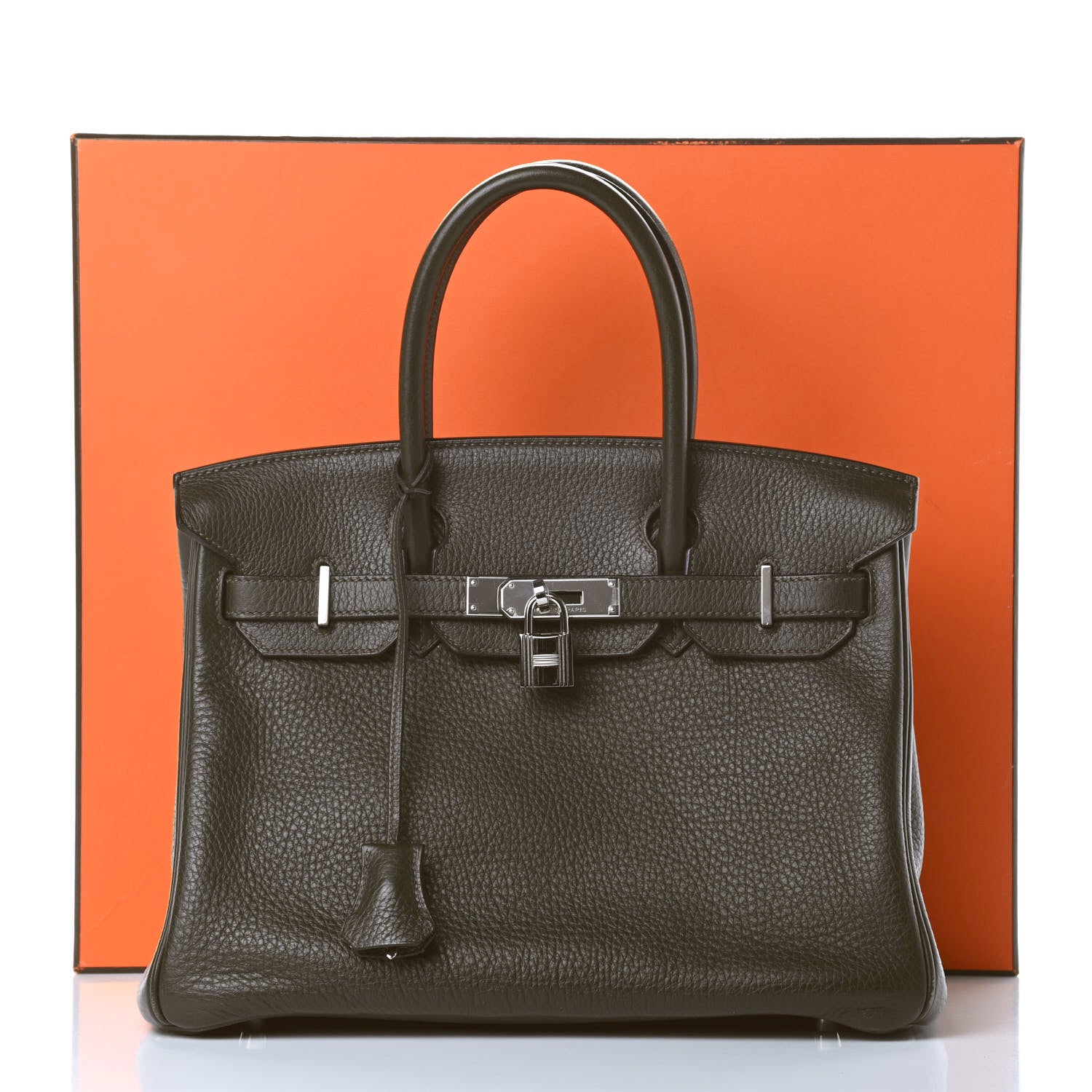 Hermes Togo Birkin 30 Vert Bronze 13 of 13