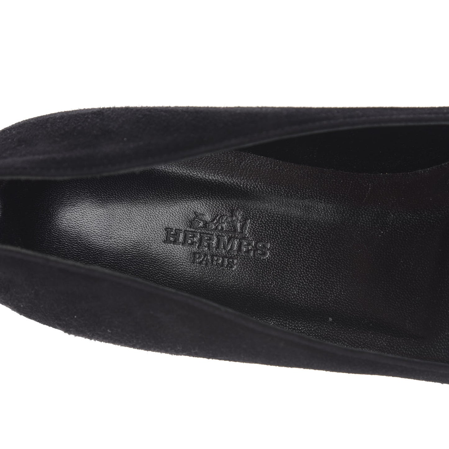 Velvet Goatskin Patent Epsom Nice Ballerina Flats 37 Black