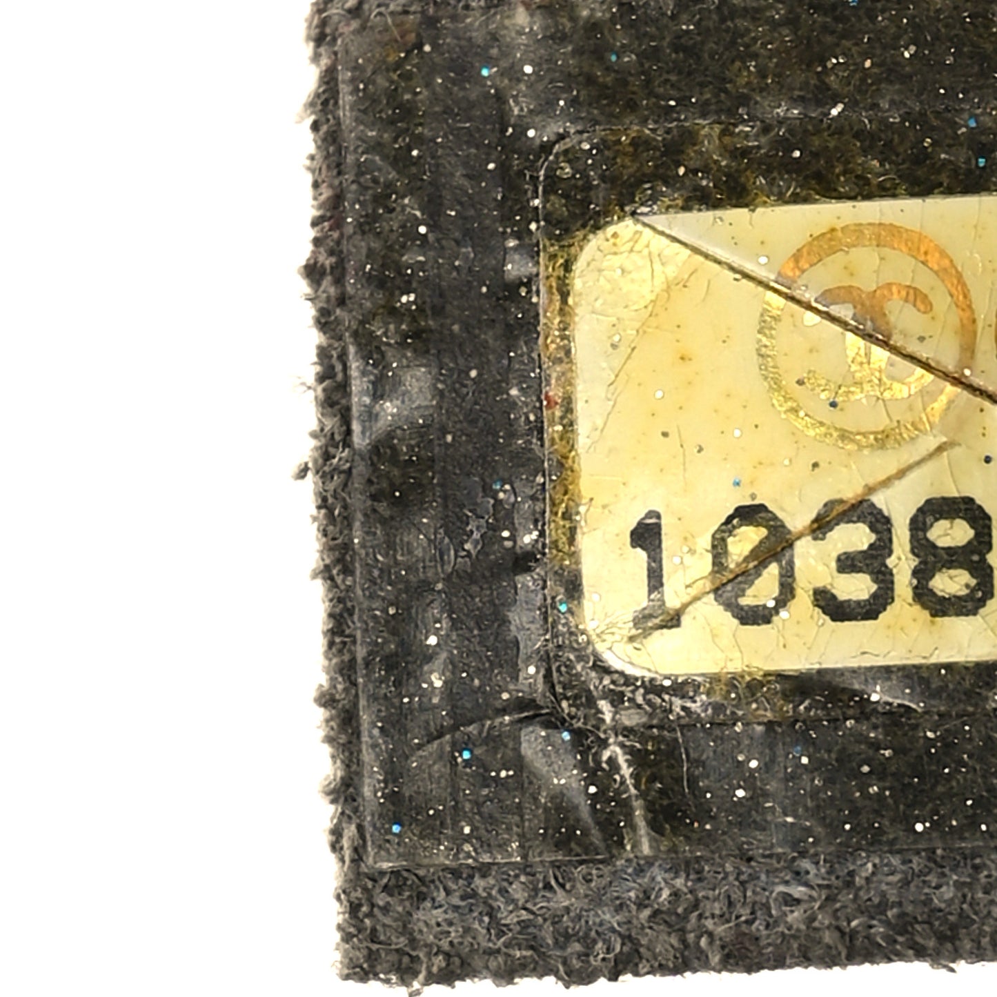 Lambskin Vertical Quilted Mademoiselle Clutch Black