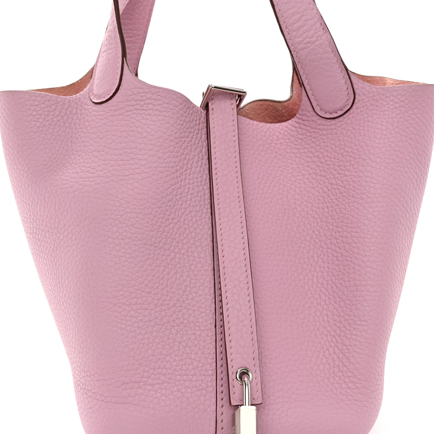 Taurillon Clemence Picotin Lock 18 PM Mauve Sylvestre