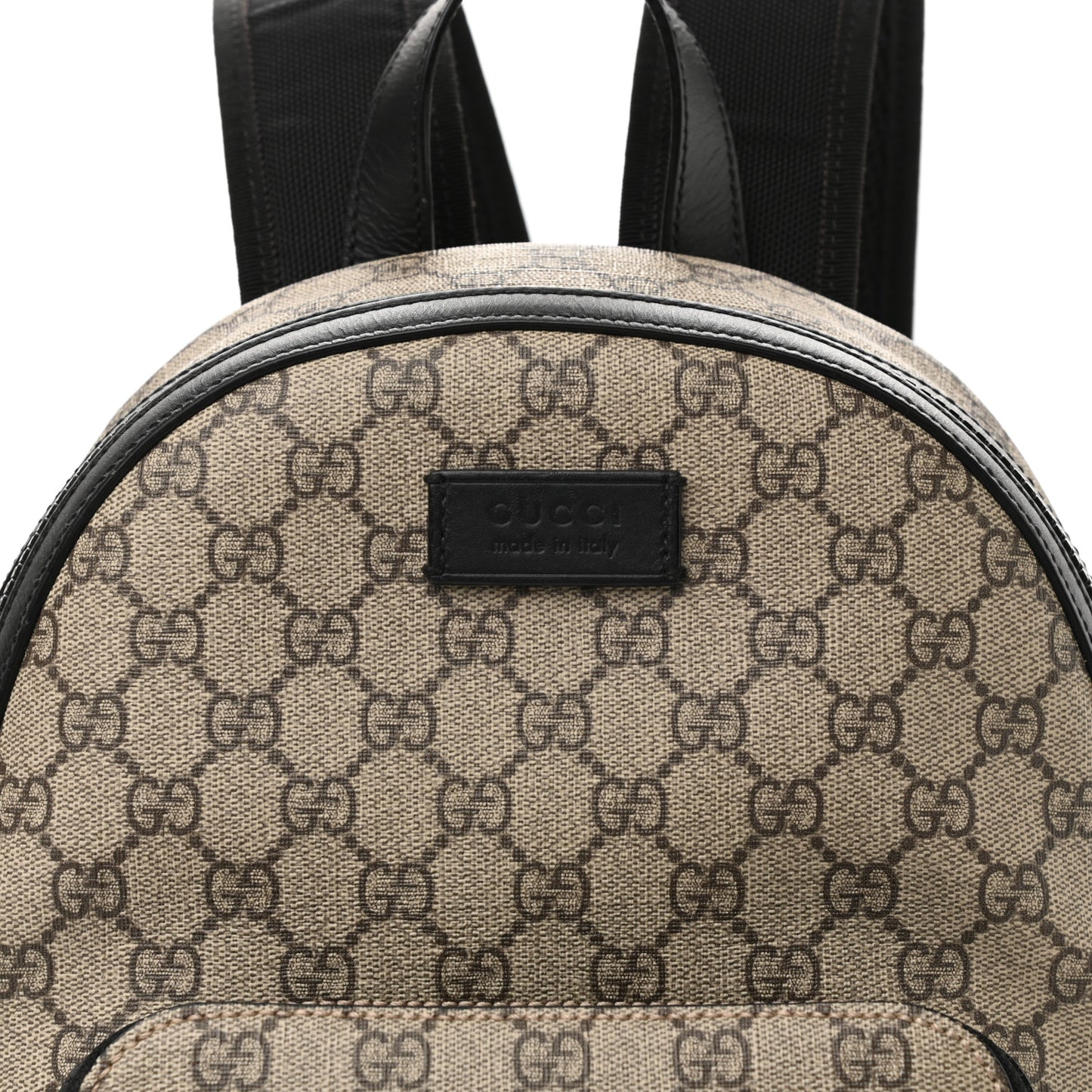 GG Supreme Monogram Small Eden Day Backpack Black