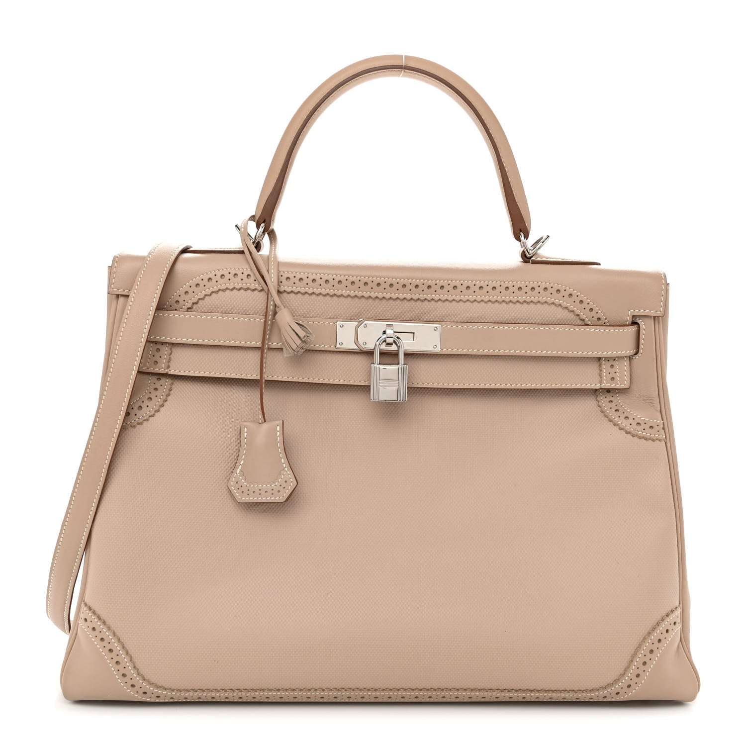 Hermes Swift Grain d'H Ghillies Kelly 35 Argile 1367836 – FASHIONPHILE