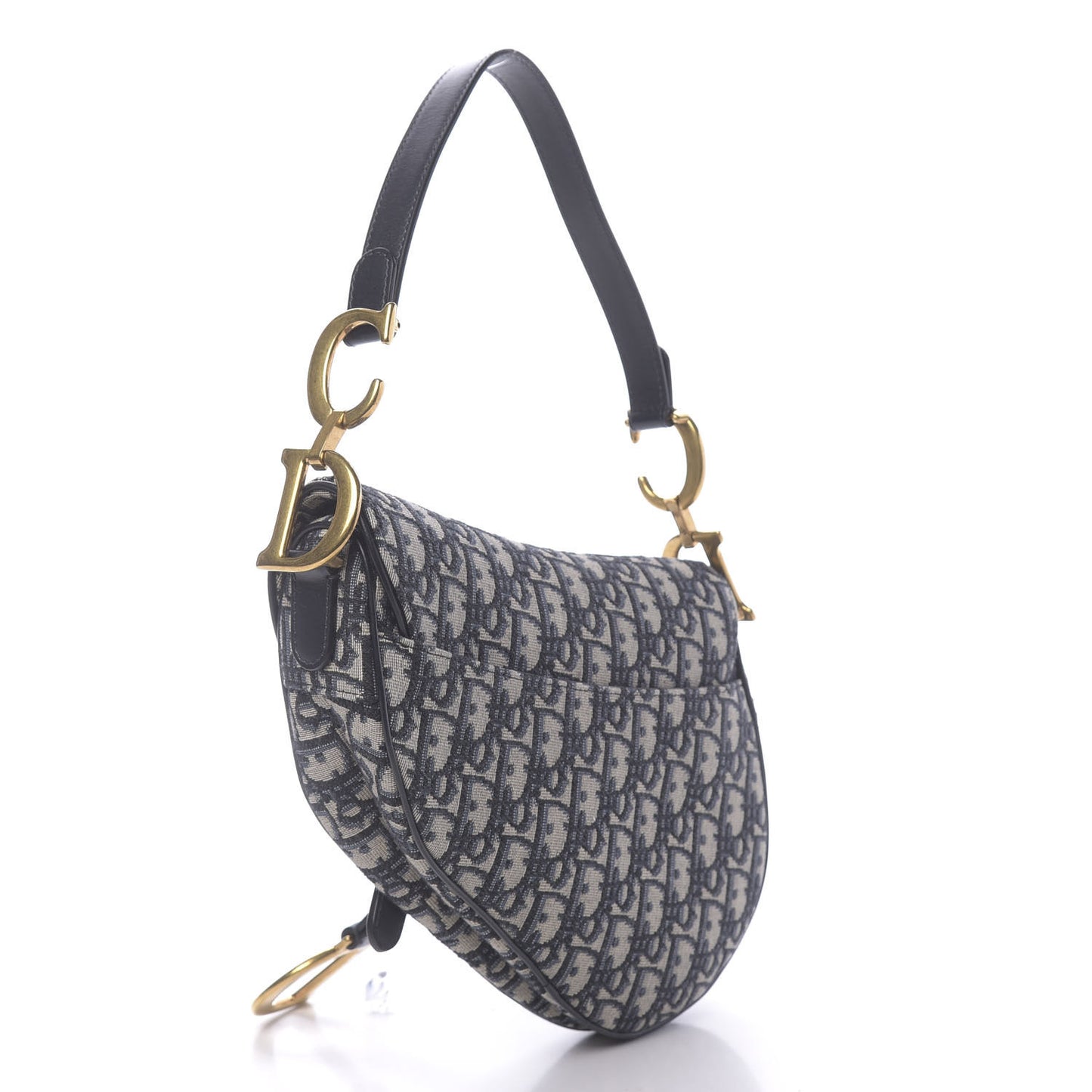 Oblique Saddle Bag Blue