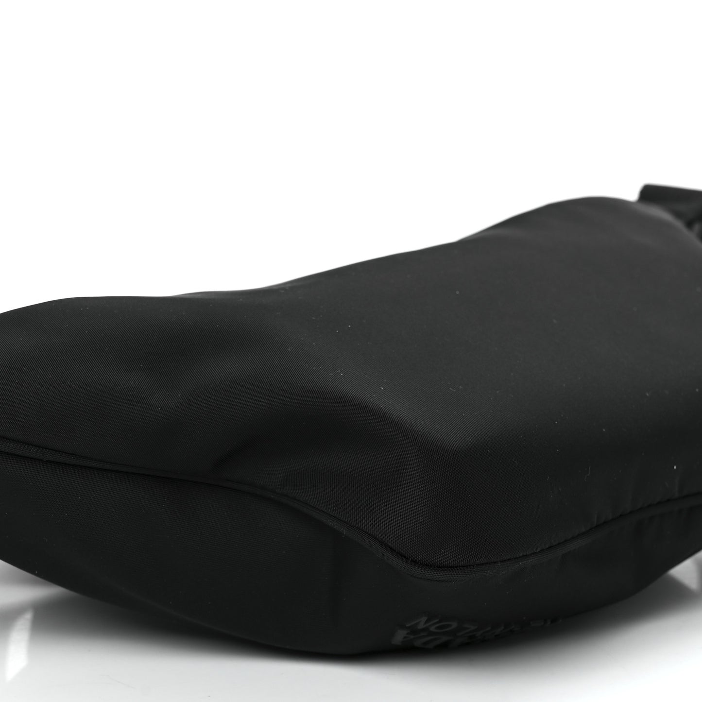 Re-Nylon Saffiano Belt Bag Black