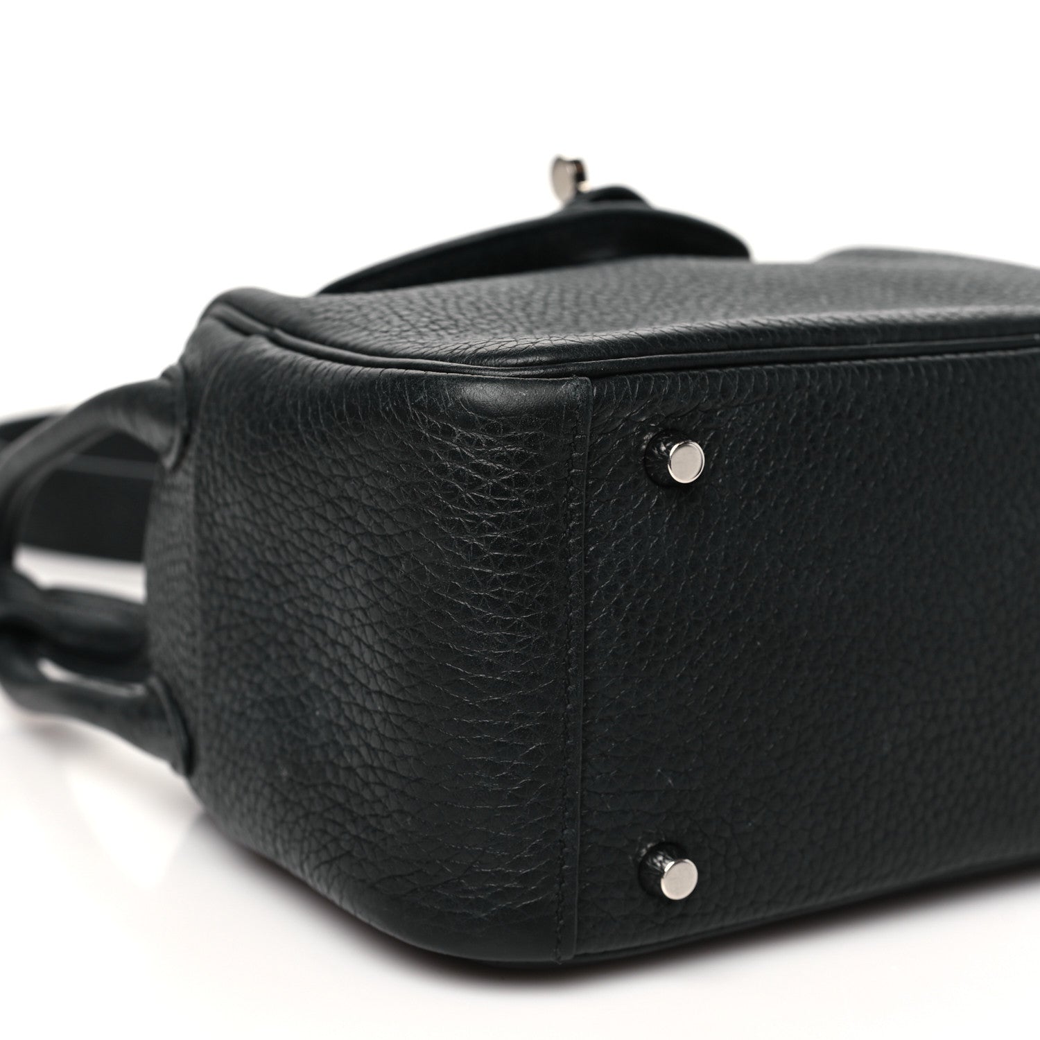Hermes Taurillon Clemence Mini Lindy 20 Black 9 of 12