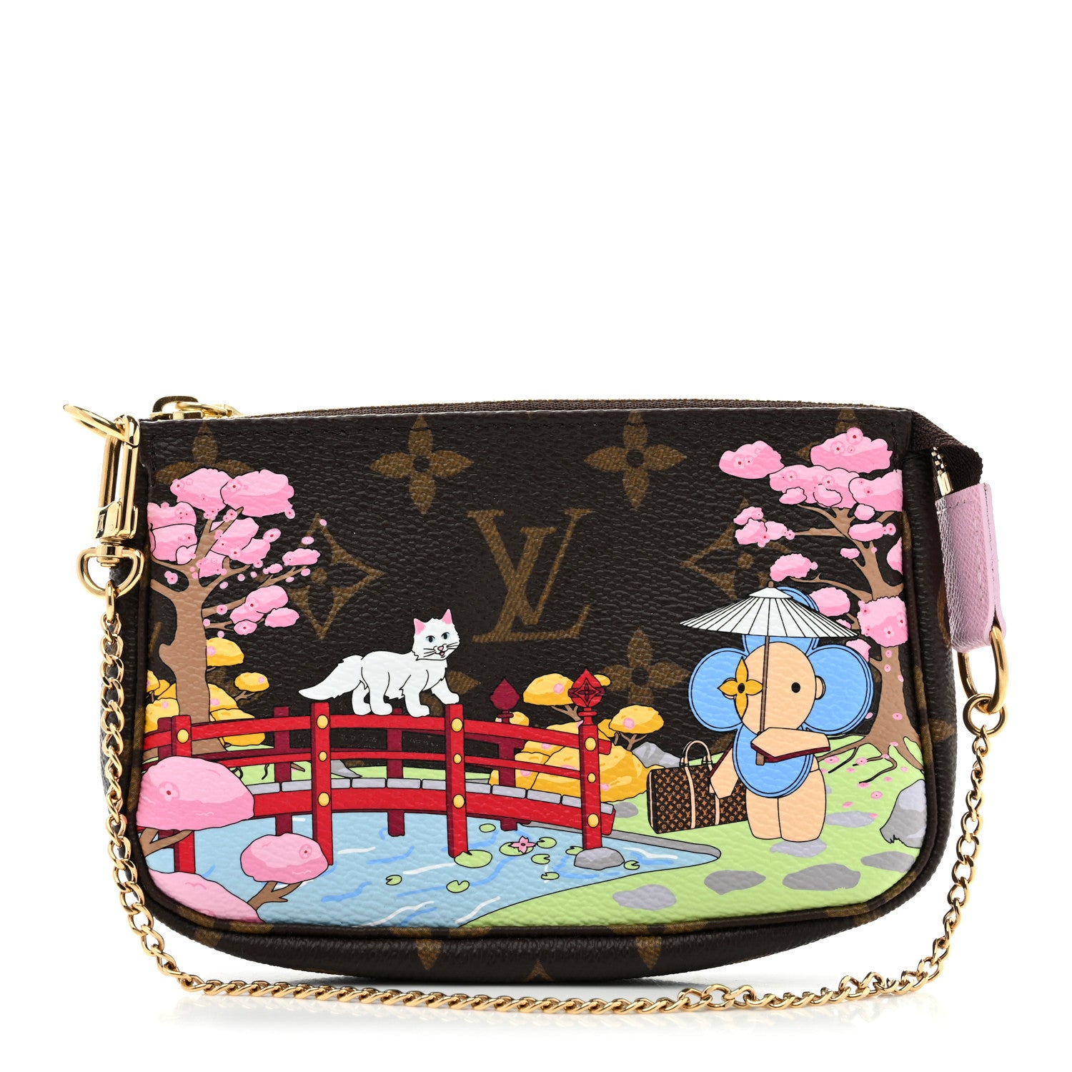 Louis Vuitton Monogram 2021 Christmas Animation Japanese Garden