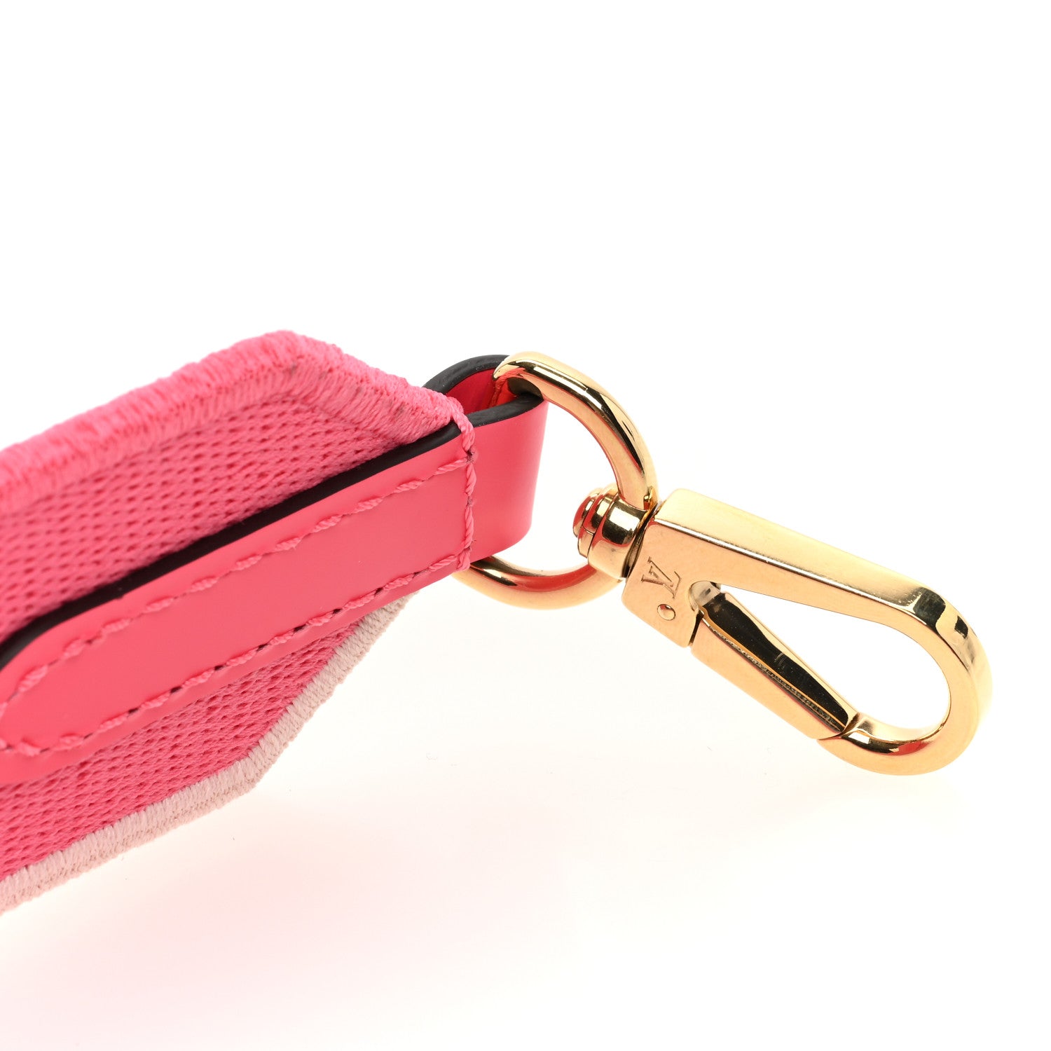 Louis Vuitton Jacquard Logo Shoulder Strap Pink 4 of 4
