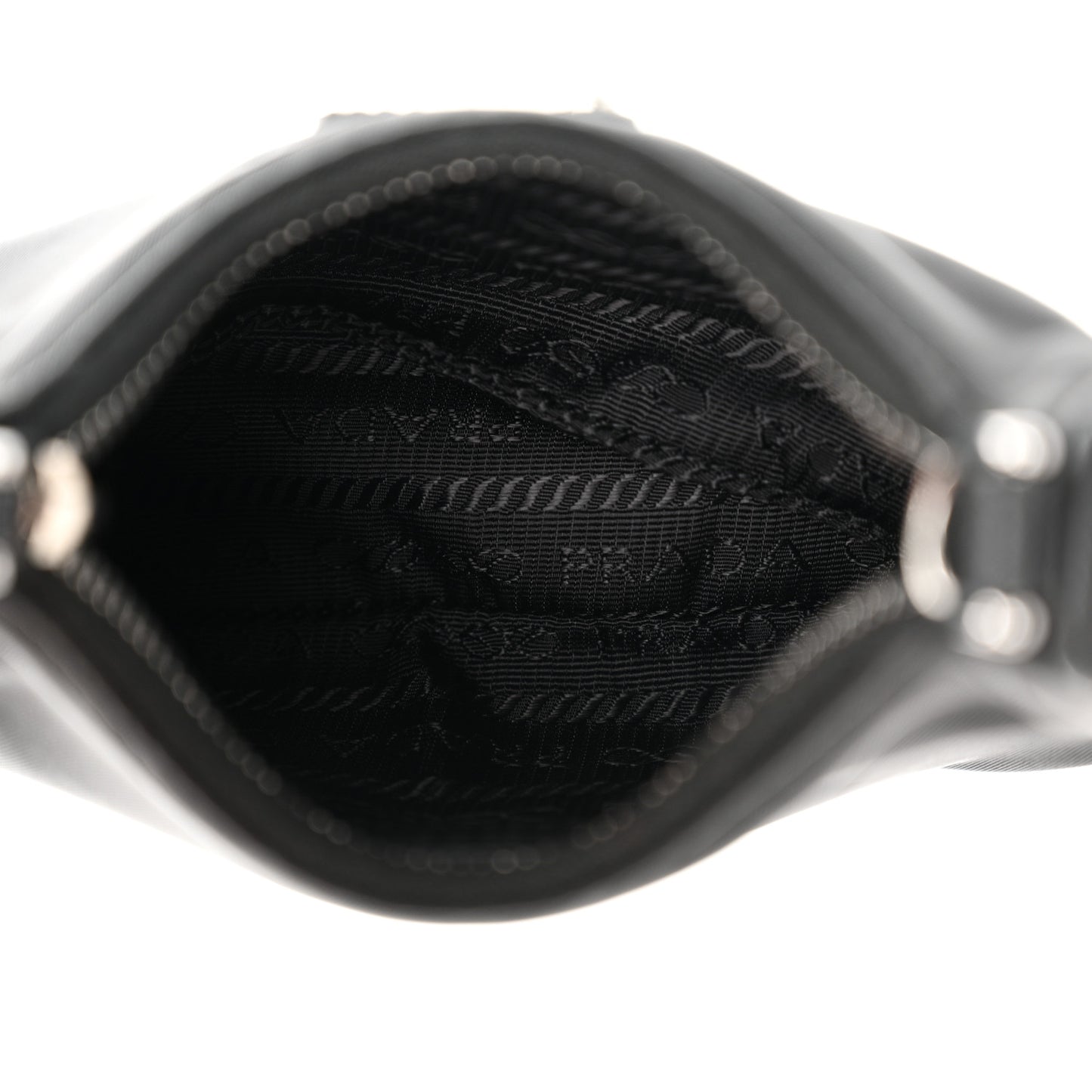 Tessuto Nylon Mini Re-Edition 2000 Shoulder Bag Black