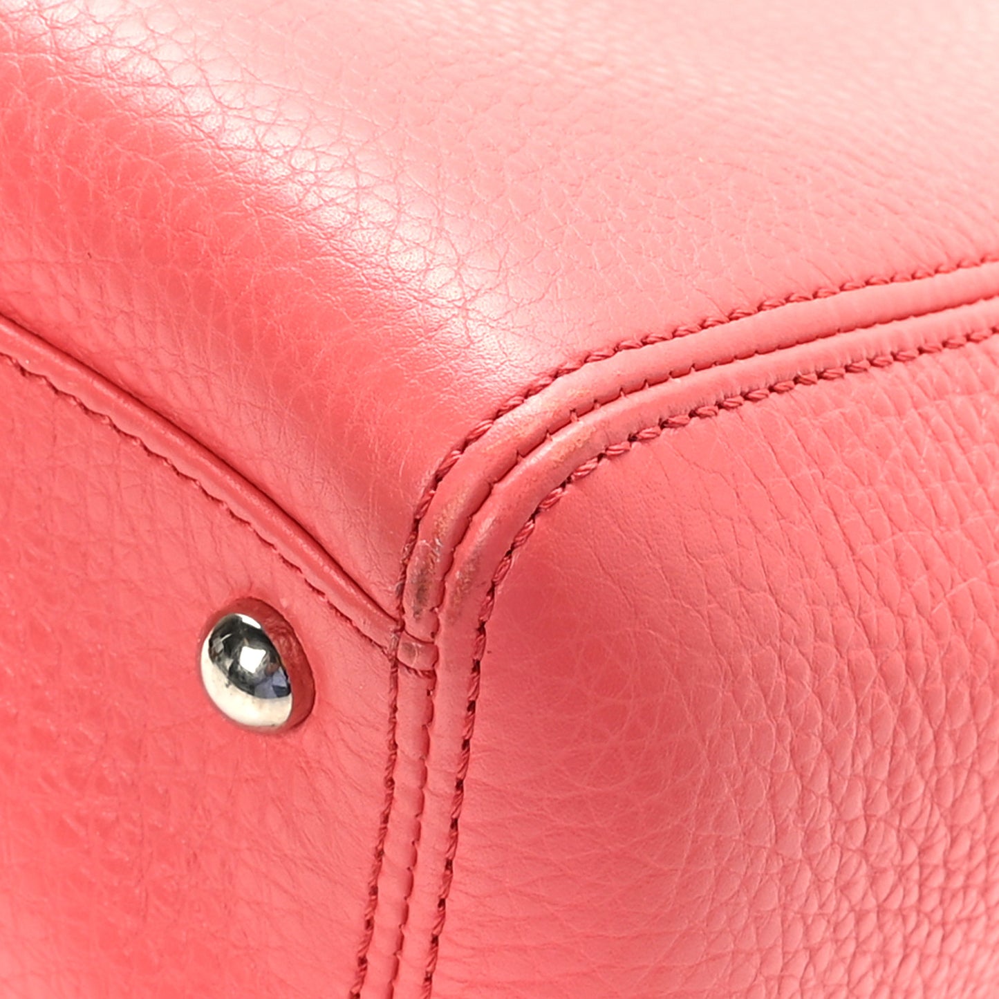 Calfskin Small Cerf Executive Shopper Tote Pink
