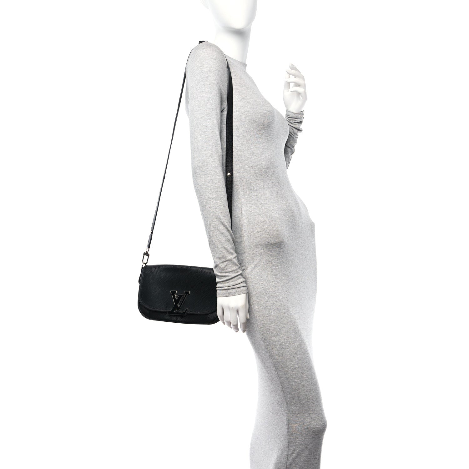 Louis Vuitton Epi Buci Crossbody Black 2 of 9