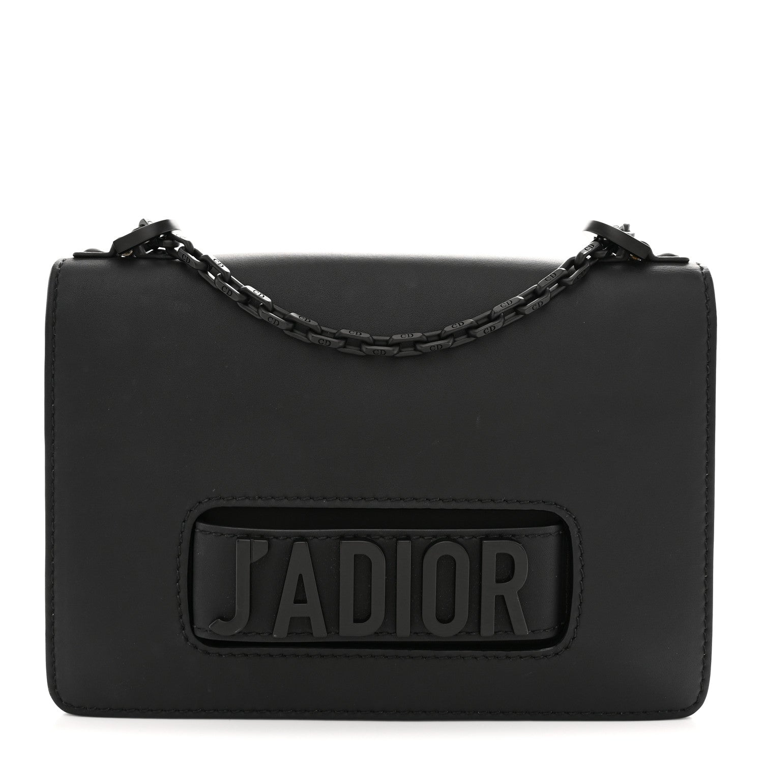 Christian Dior Ultra Matte Calfskin J'Adior Chain Flap Bag Black
