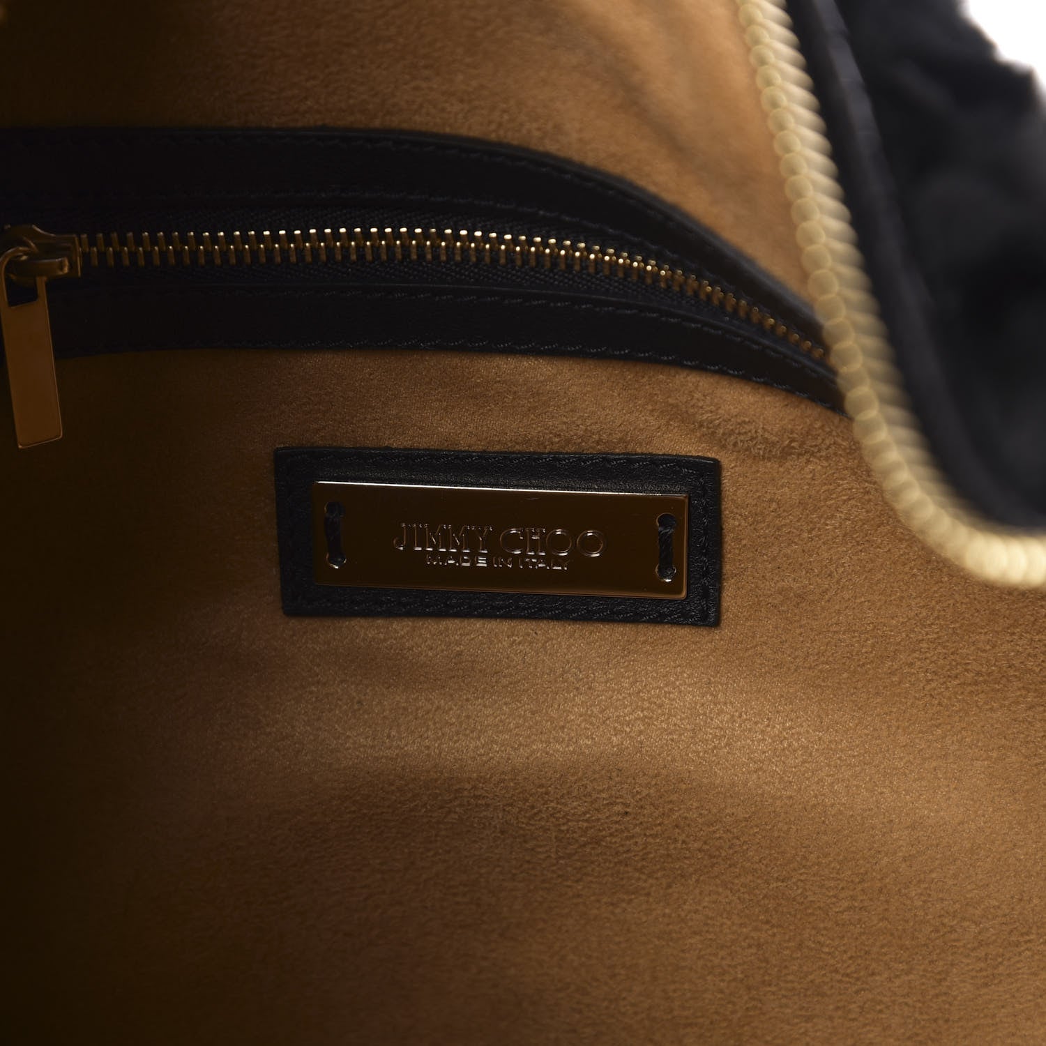 Jimmy Choo Rabbit Fur Solar Hobo Black 6 of 9