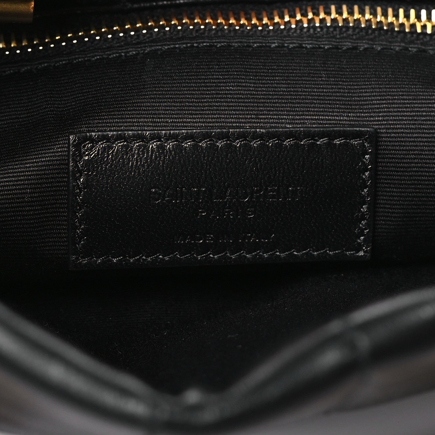 Saint Laurent Lambskin Carre Quilted Mini Shopping Bag Black 6 of 10