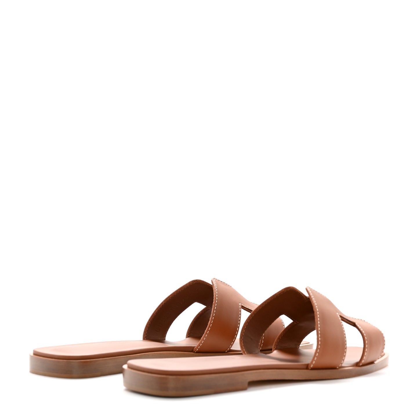 Box Calfskin Oran Sandals 37 Gold