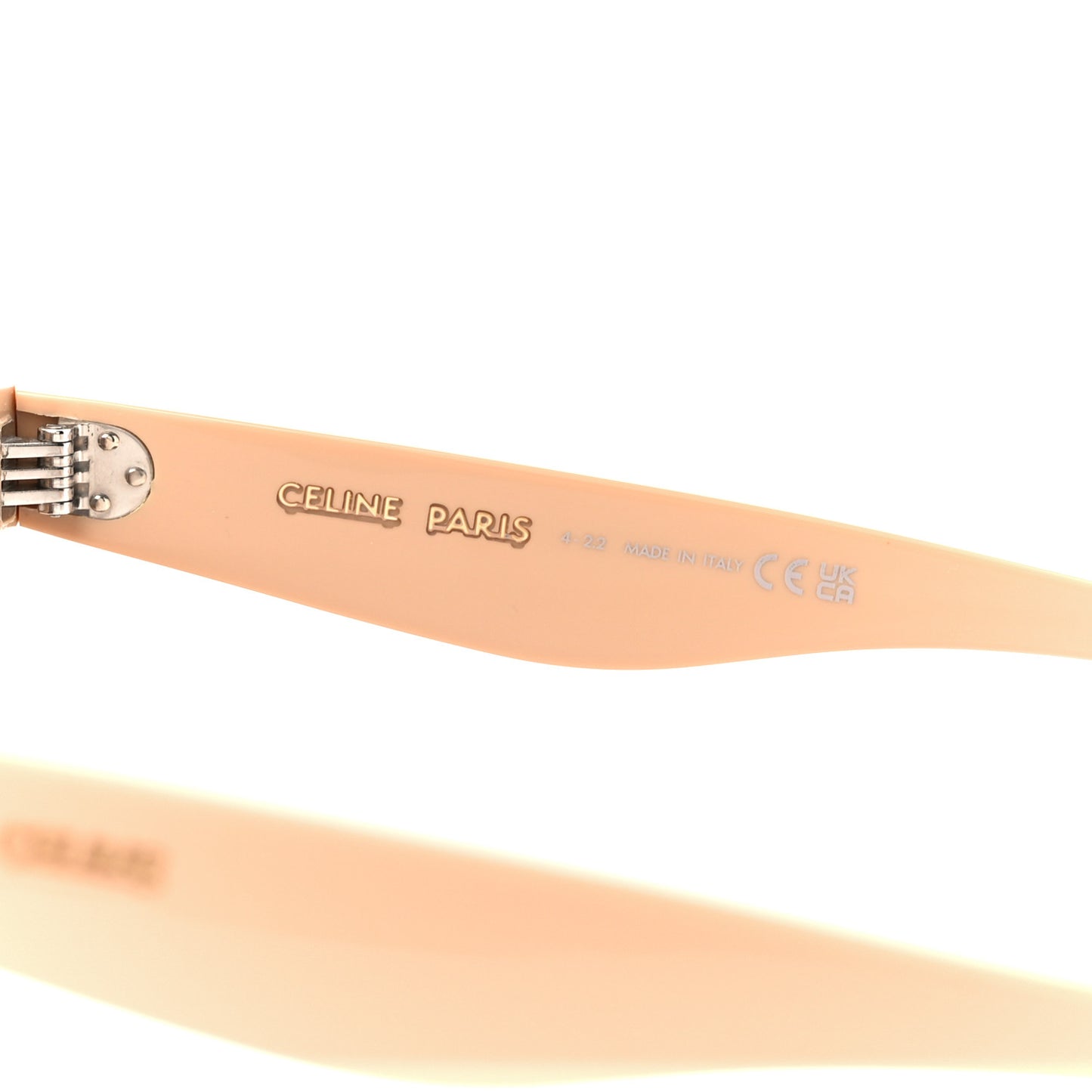 Oversized Round Sunglasses CL4005FN Peach