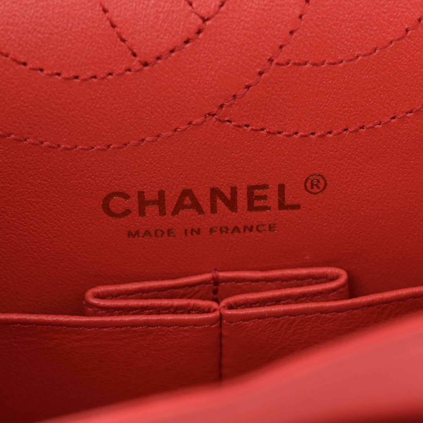 Sheepskin Chevron Quilted 2.55 Reissue 225 Flap Red