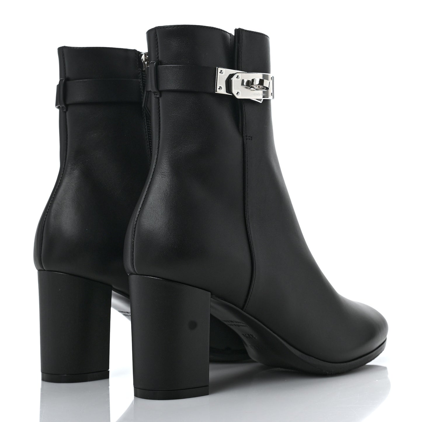 Calfskin Saint Germain Ankle Boots 37.5 Black