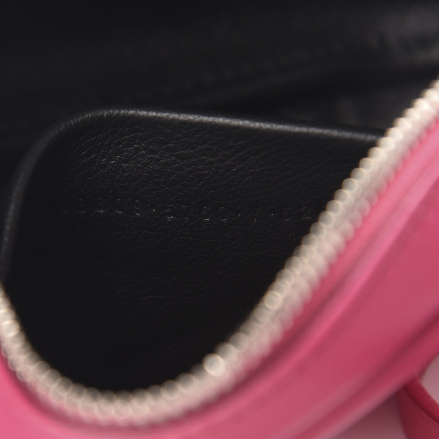 Calfskin Logo XS Everyday Camera Bag Rose Indien Black
