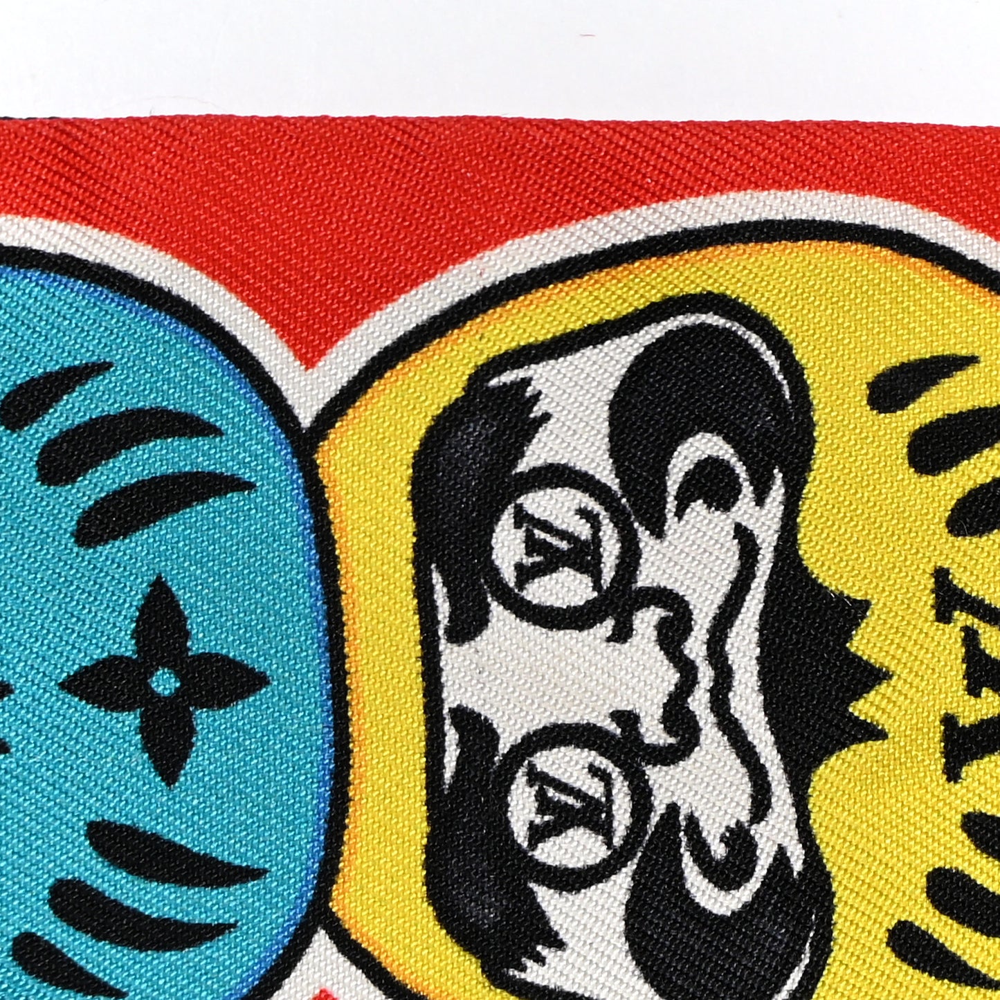 Silk Monogram Kabuki Stickers BB Bandeau Black