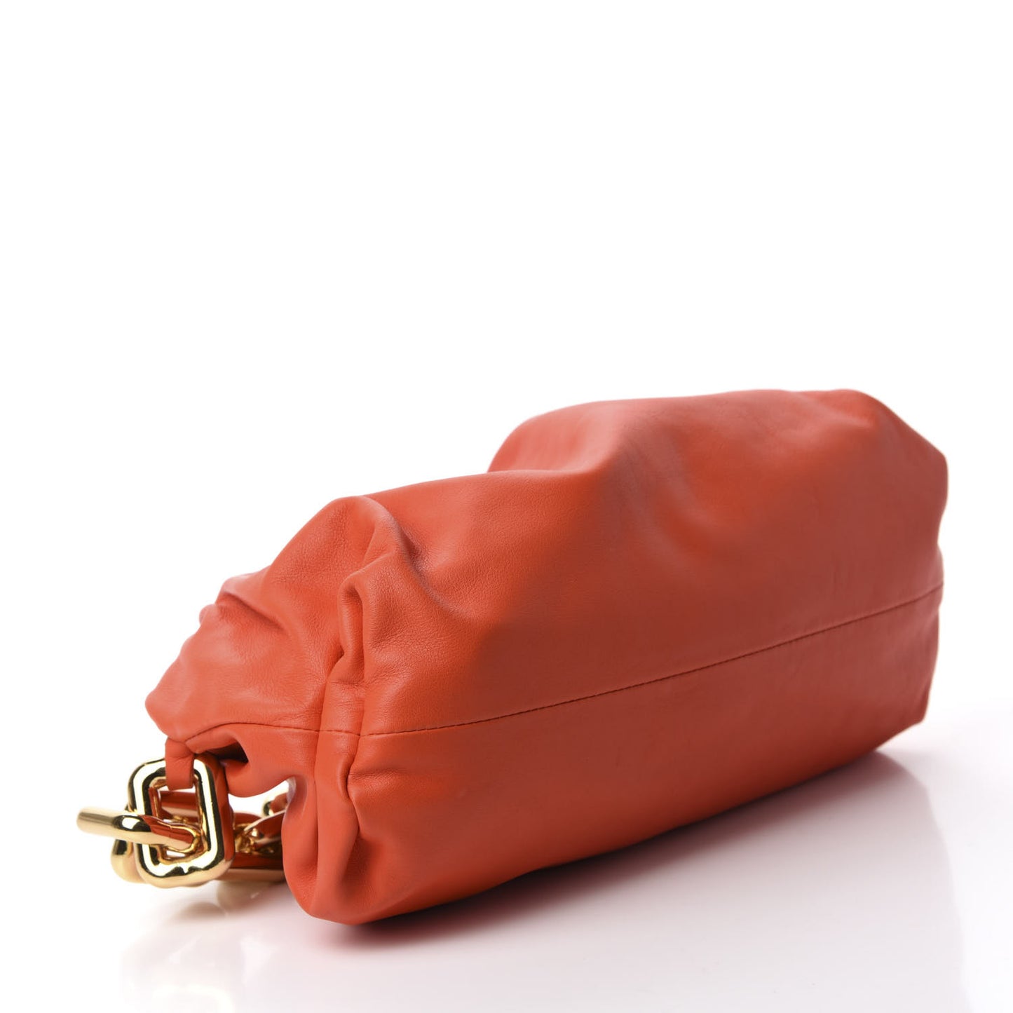 Calfskin The Pouch Chain Orange
