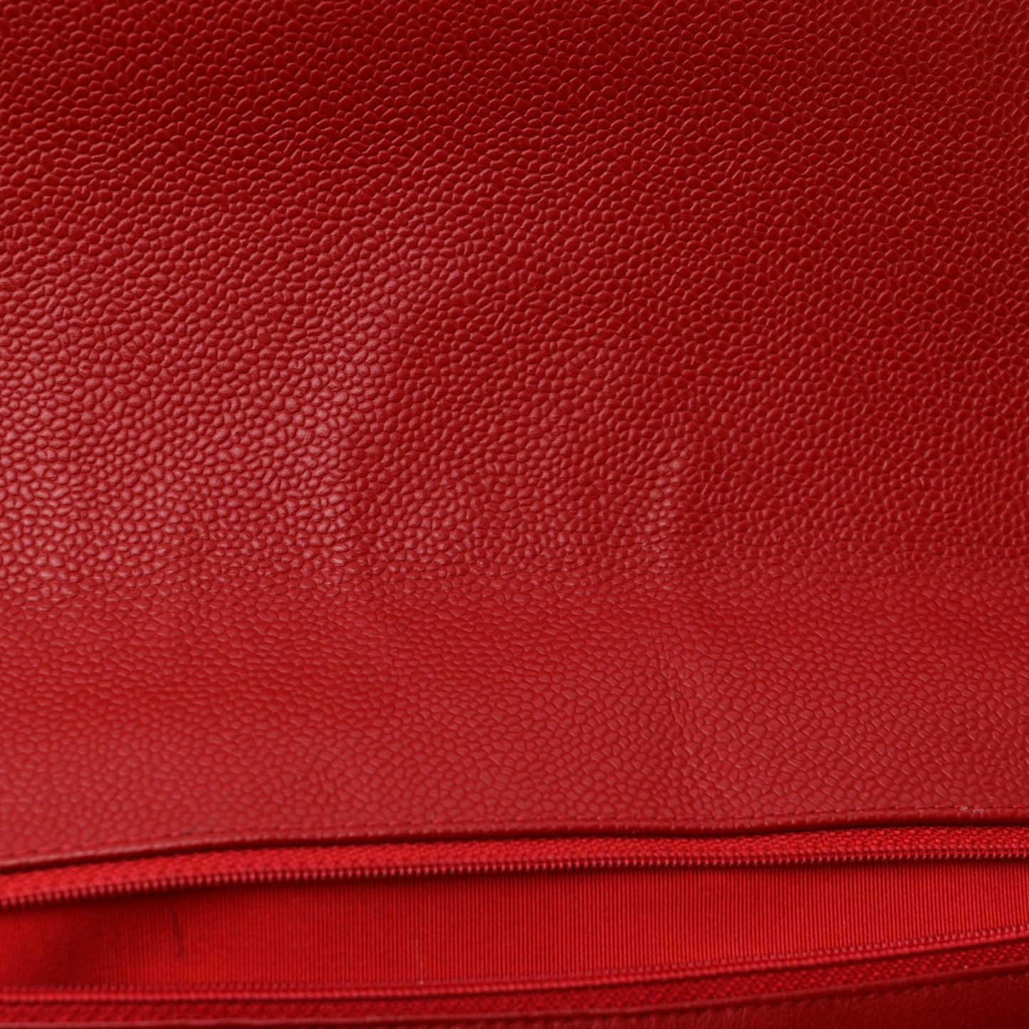 Caviar Quilted Maxi Single Flap Red