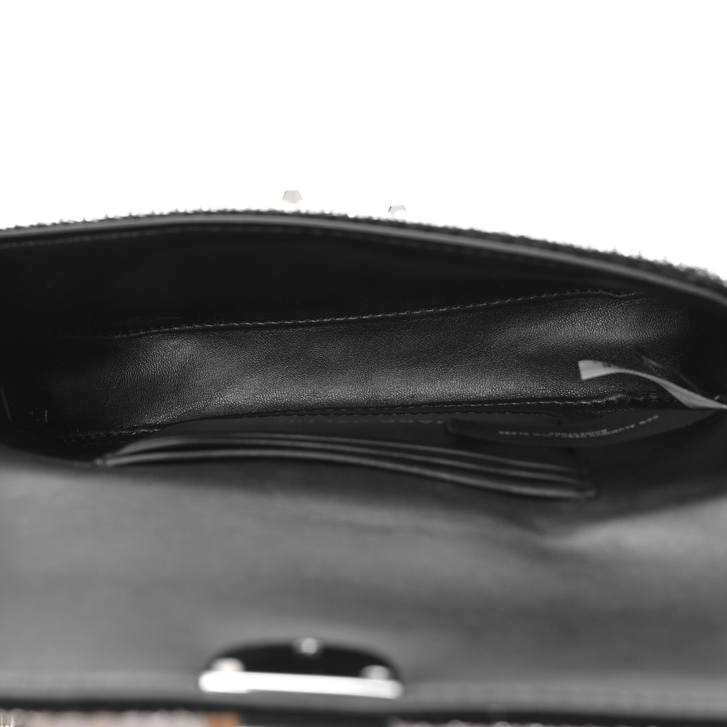 The Rhinestone J Marc Mini Shoulder Bag Silver