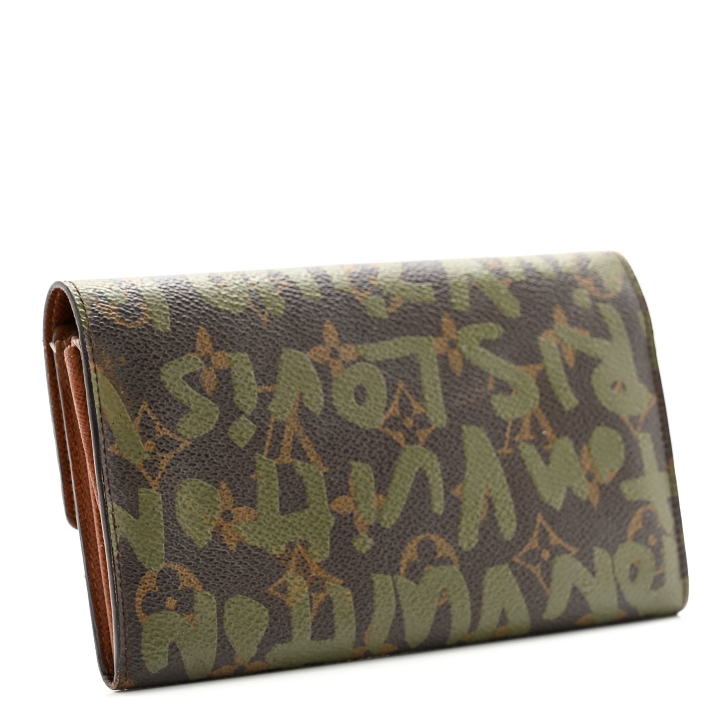 Monogram Graffiti Porte-Monnaie Wallet Kaki