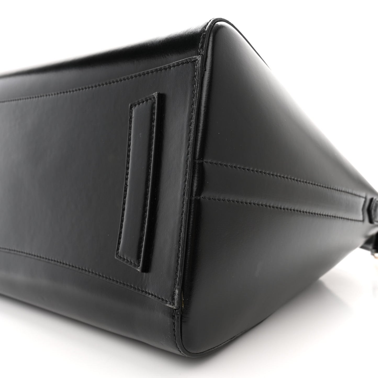 Shiny Lord Calfskin Medium Antigona Black