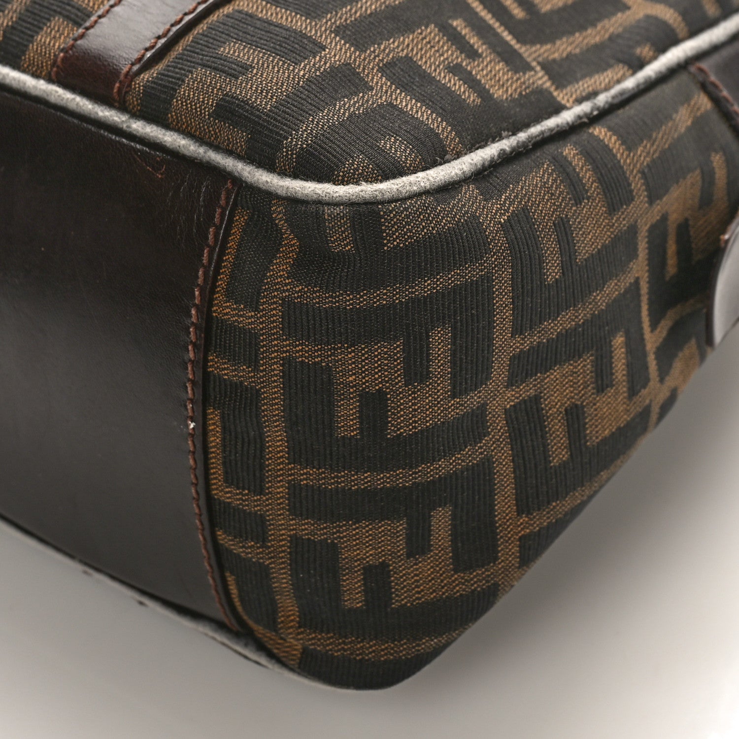 Fendi Zucca Boston Tobacco 8 of 10